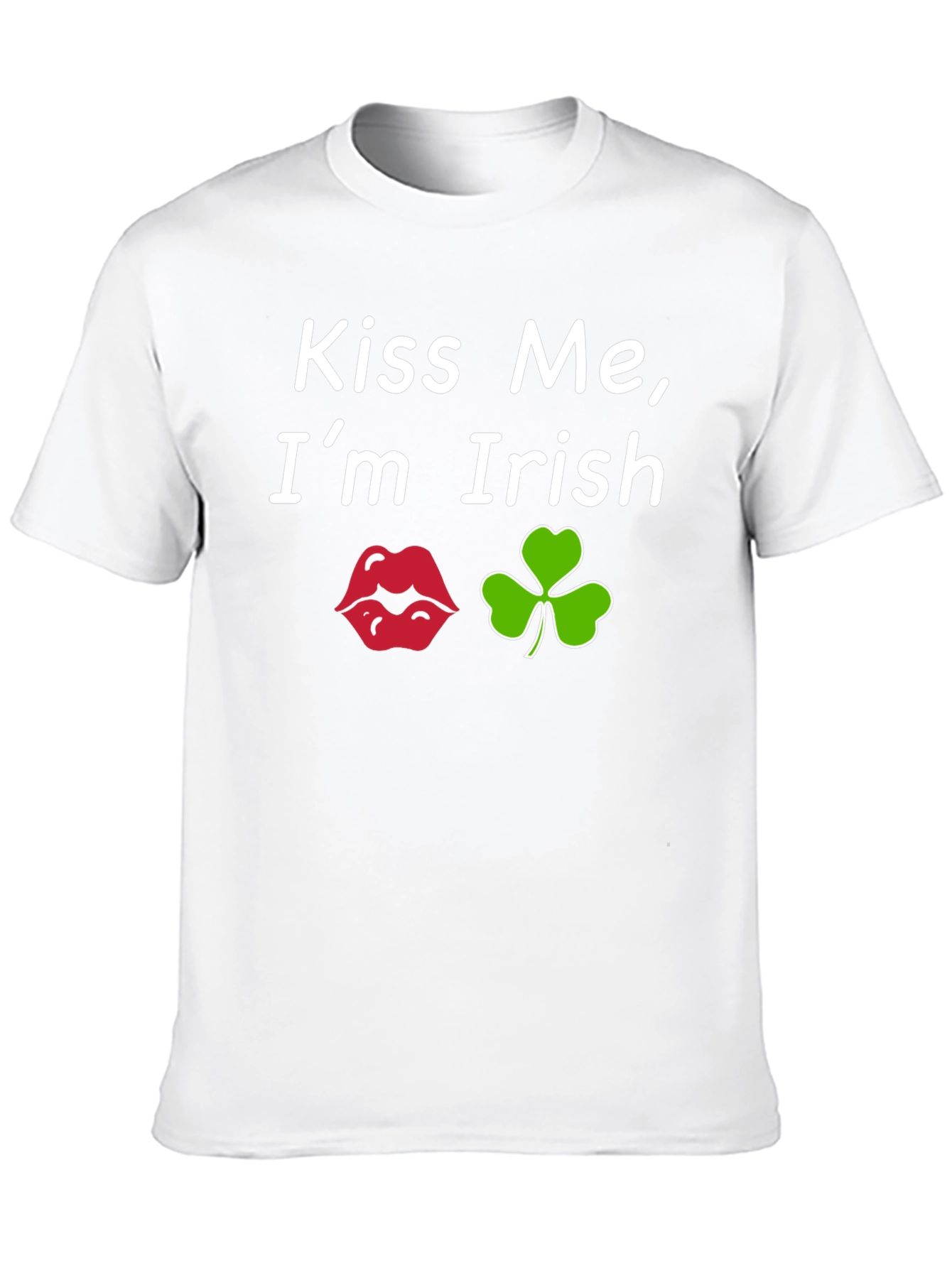 Kiss Me Im Irish Black T-Shirt