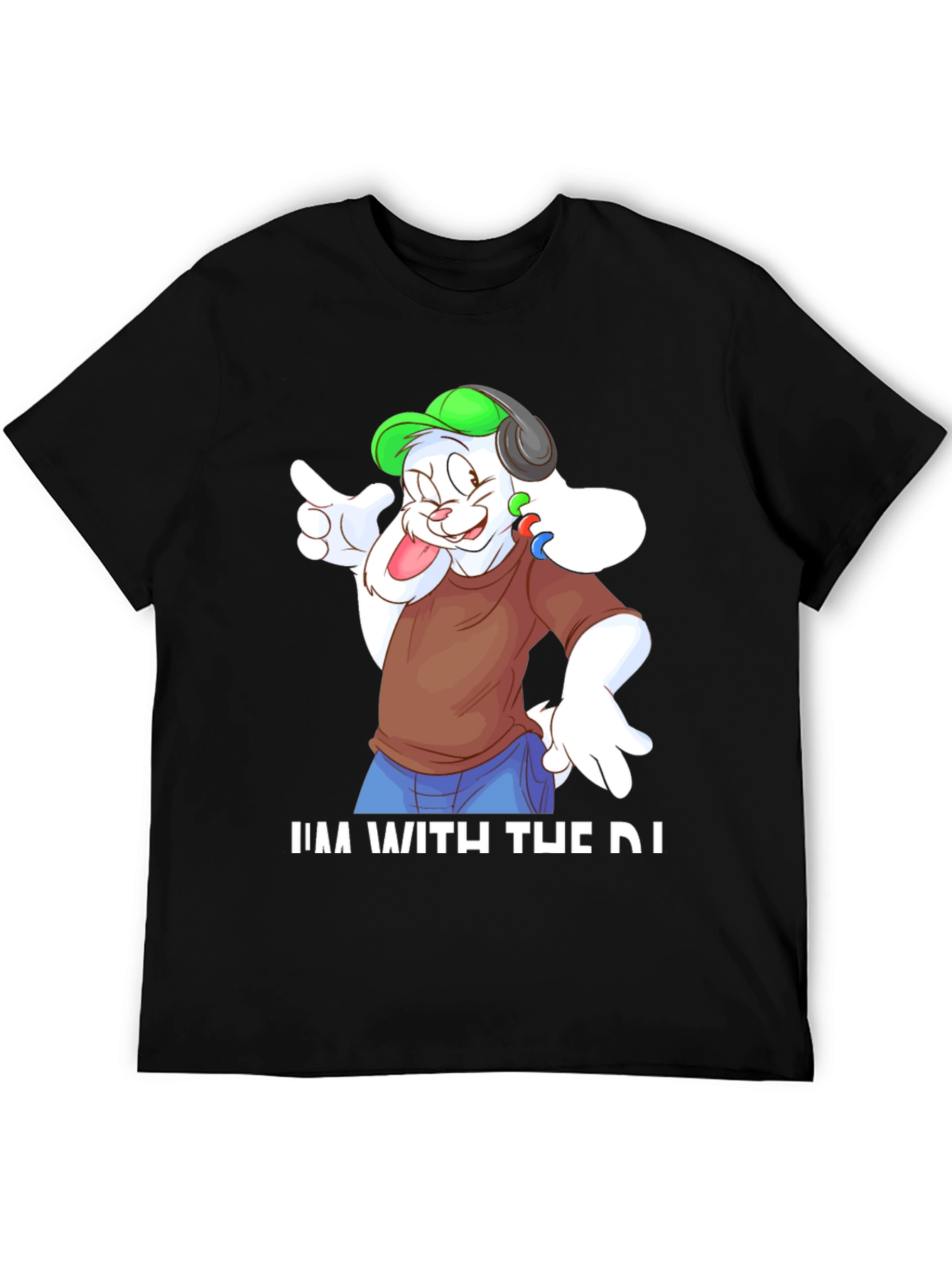 DJ Bunny Graphic Tee - Music Lovers Shirt