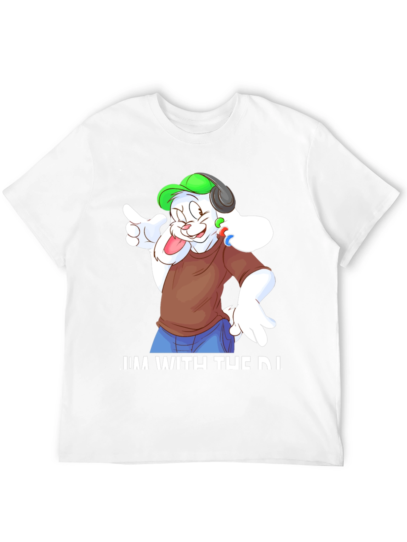 DJ Bunny Graphic Tee - Music Lovers Shirt