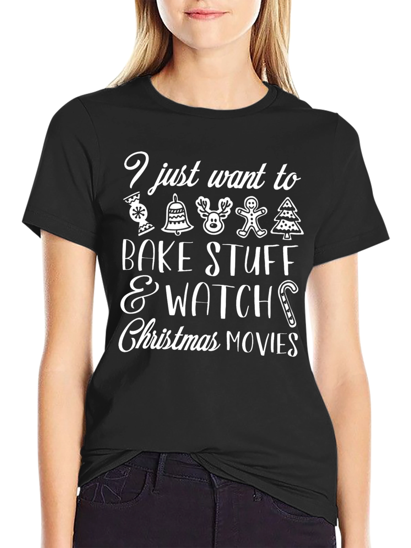 Christmas Baking & Movies Graphic Tee
