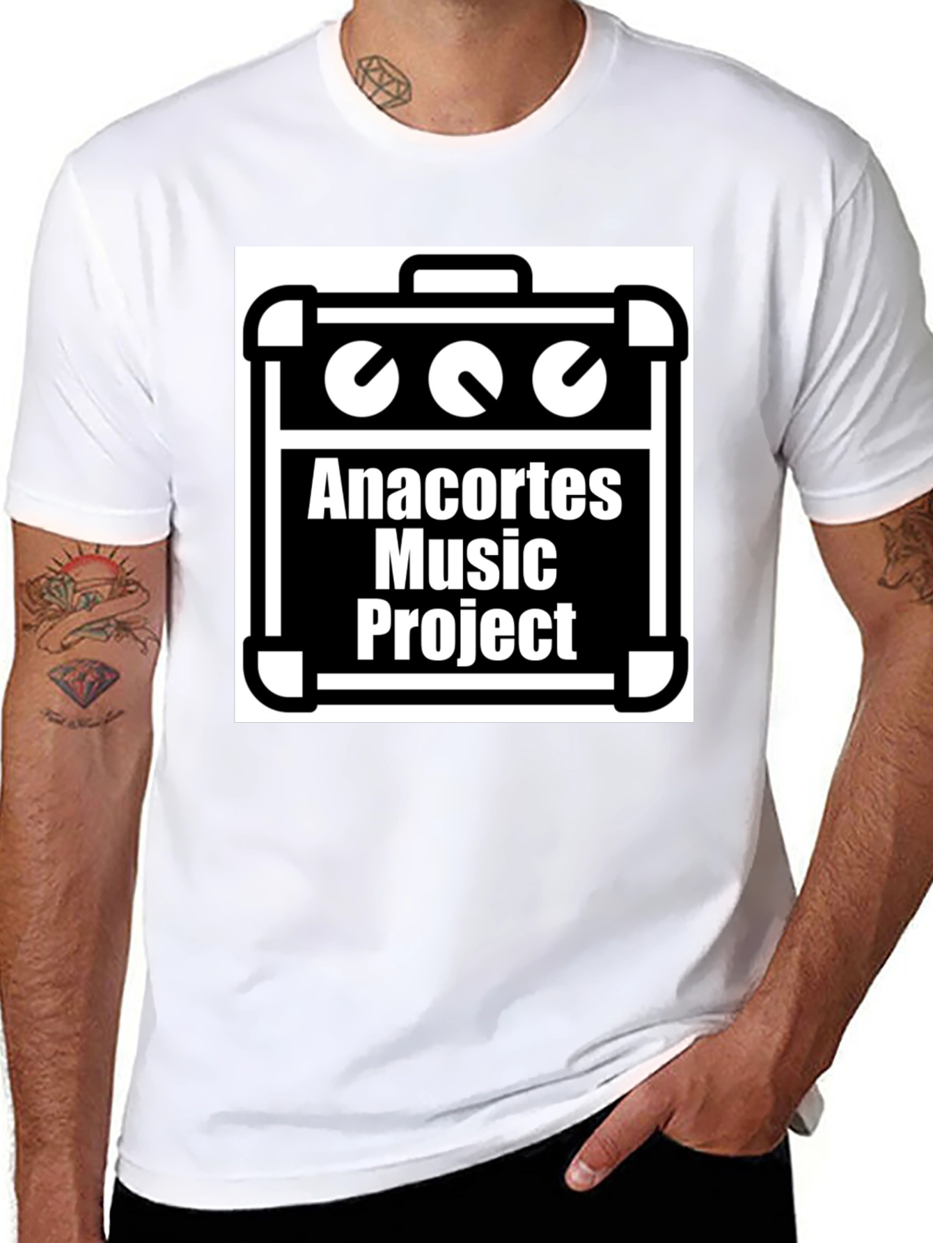Anacortes Music Project Black T-Shirt