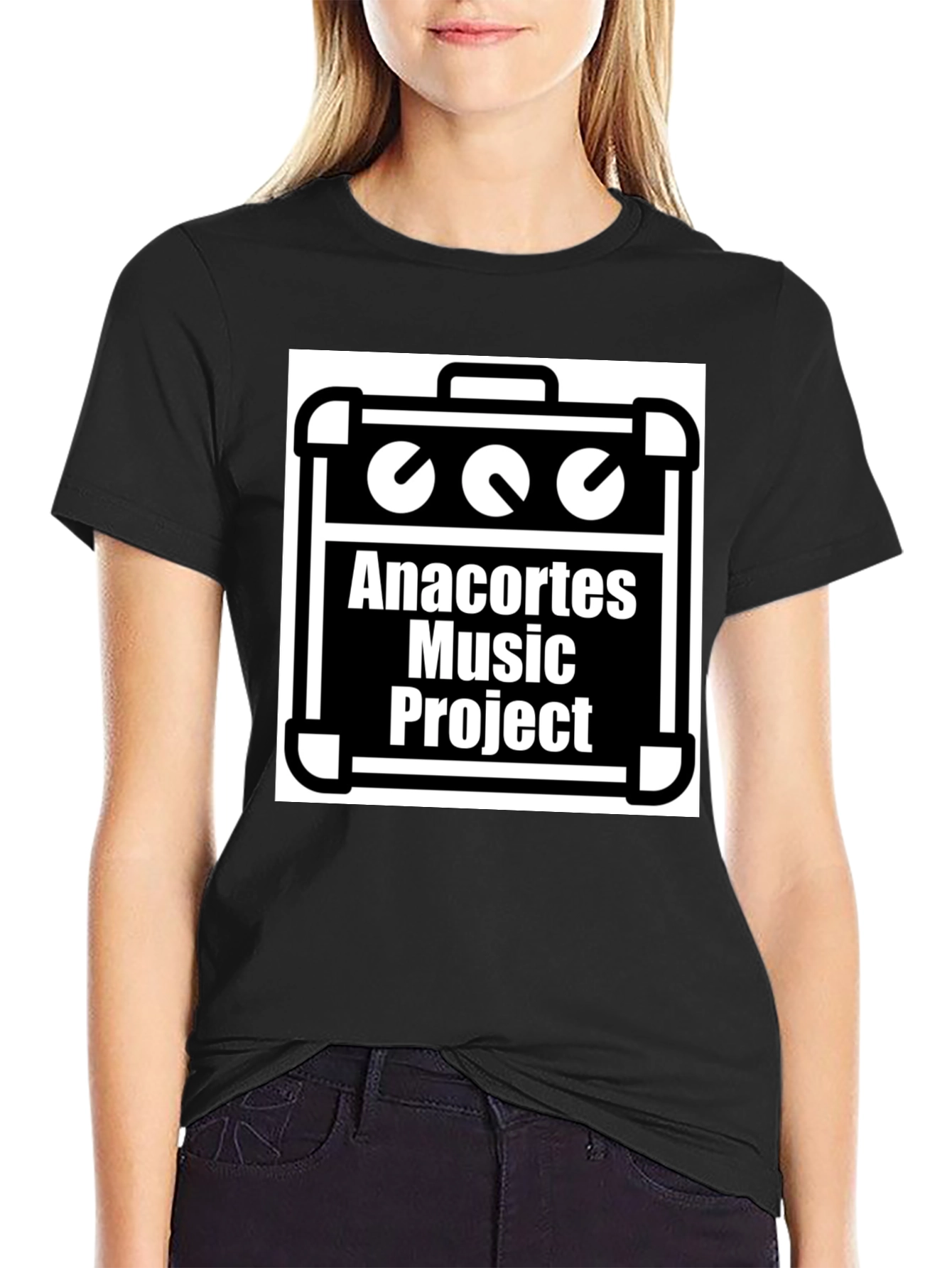 Anacortes Music Project Black T-Shirt