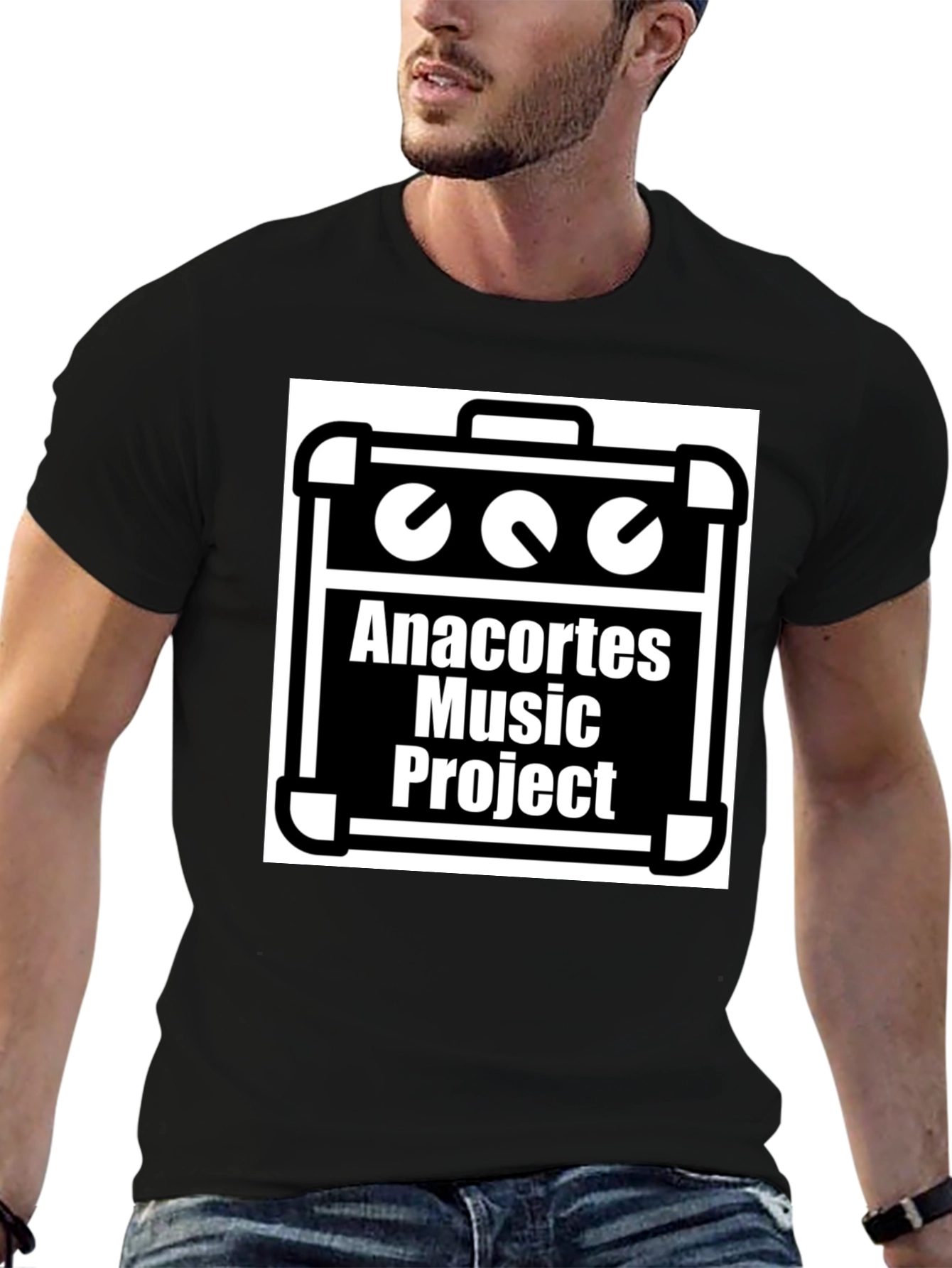 Anacortes Music Project Black T-Shirt