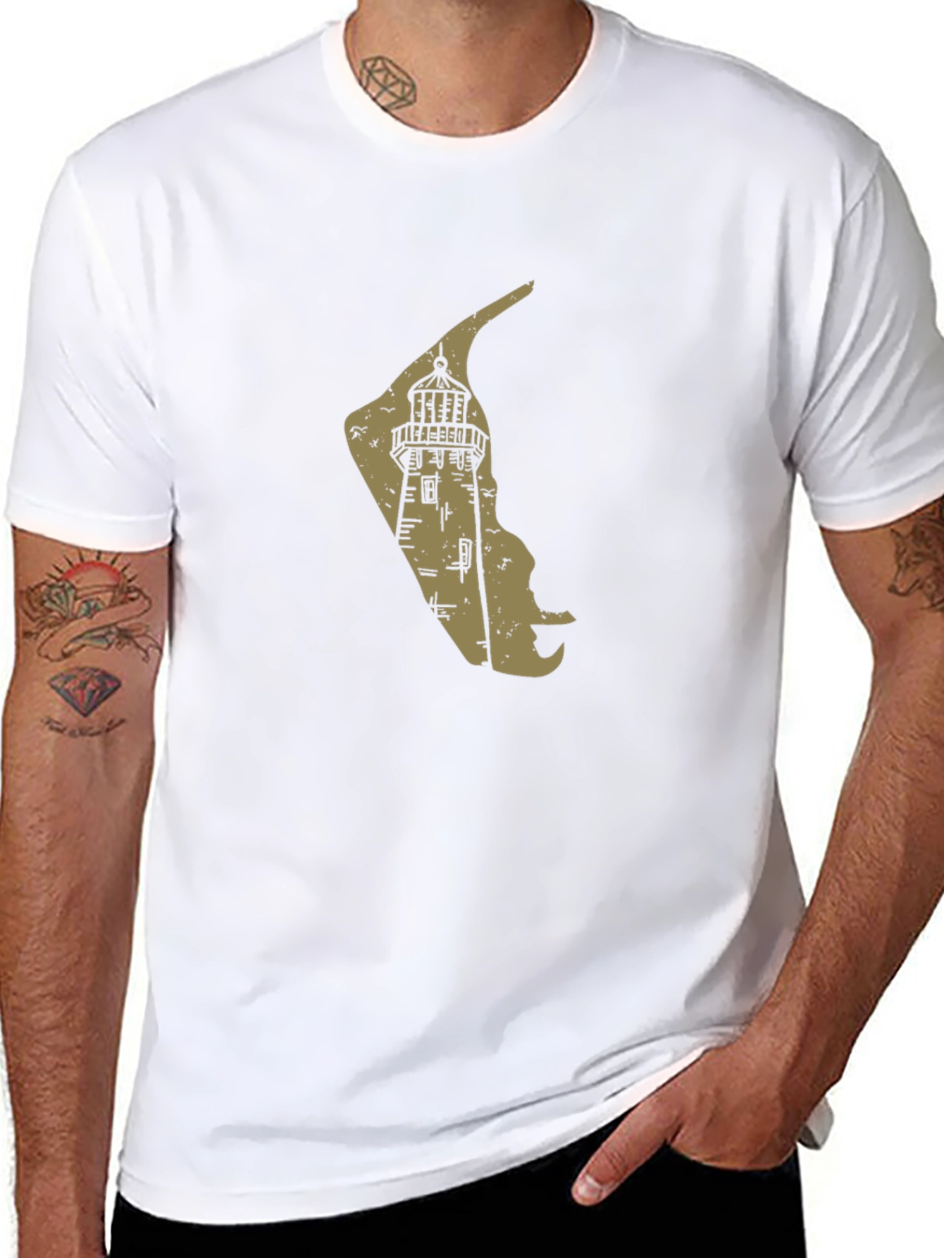Lighthouse Island Graphic Tee - Comfort Fit