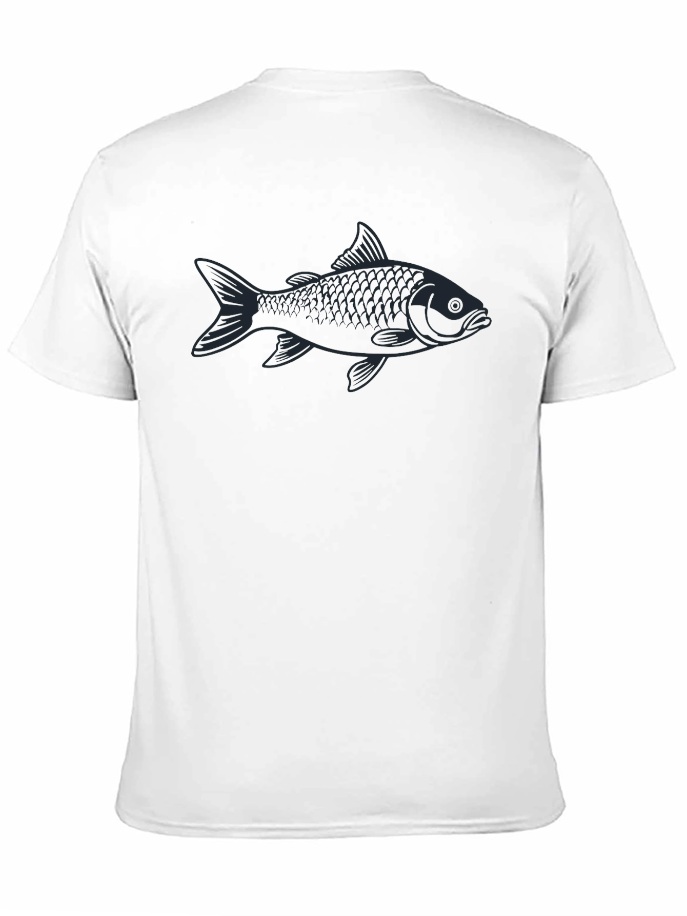 Cool Black Fish Graphic T-Shirt