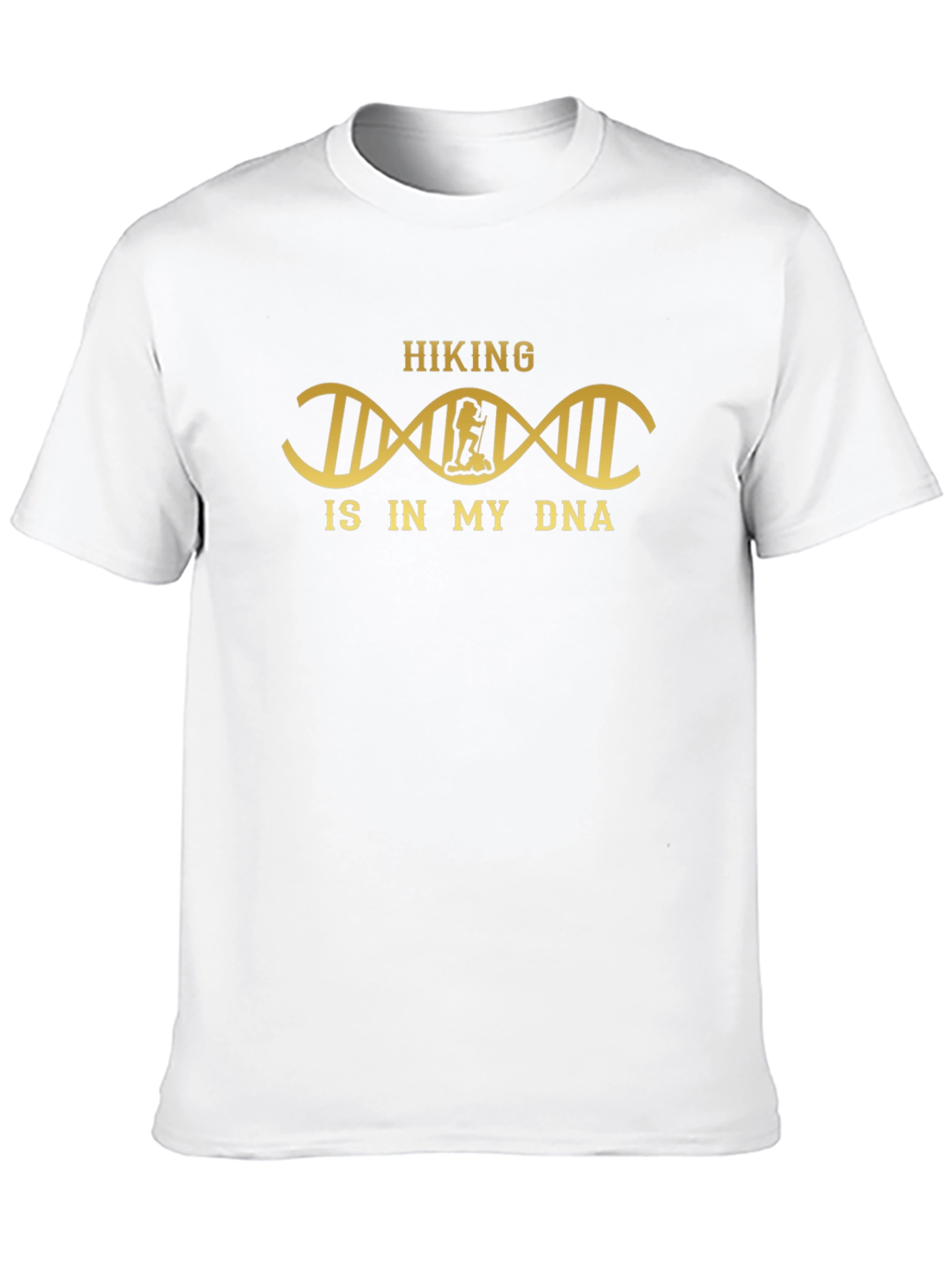 Hiking Is In My DNA Black T-Shirt