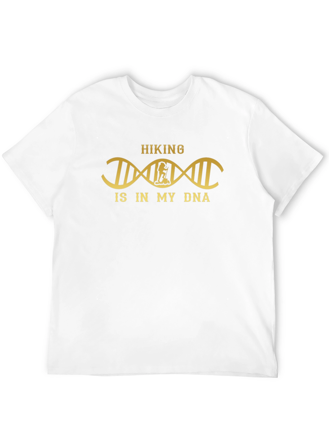 Hiking Is In My DNA Black T-Shirt