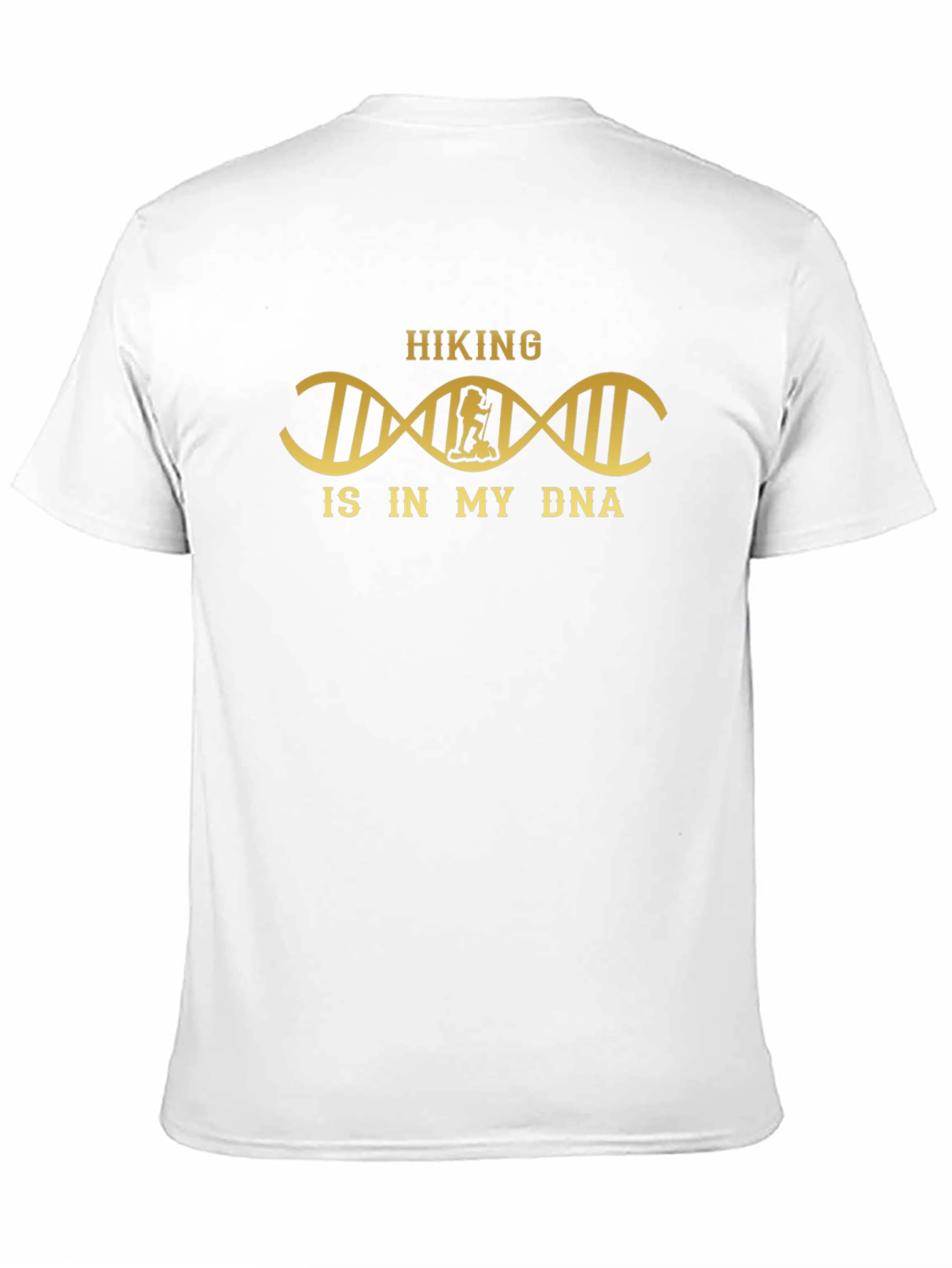 Hiking Is In My DNA Black T-Shirt