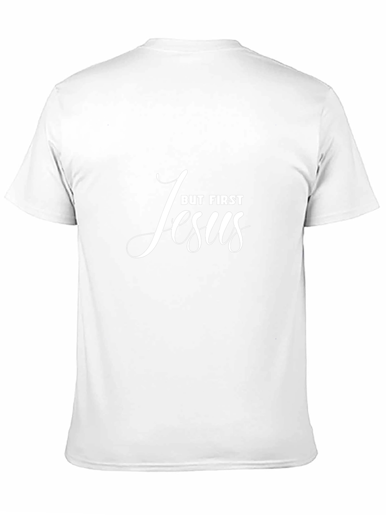 But First Jesus Black Graphic T-Shirt