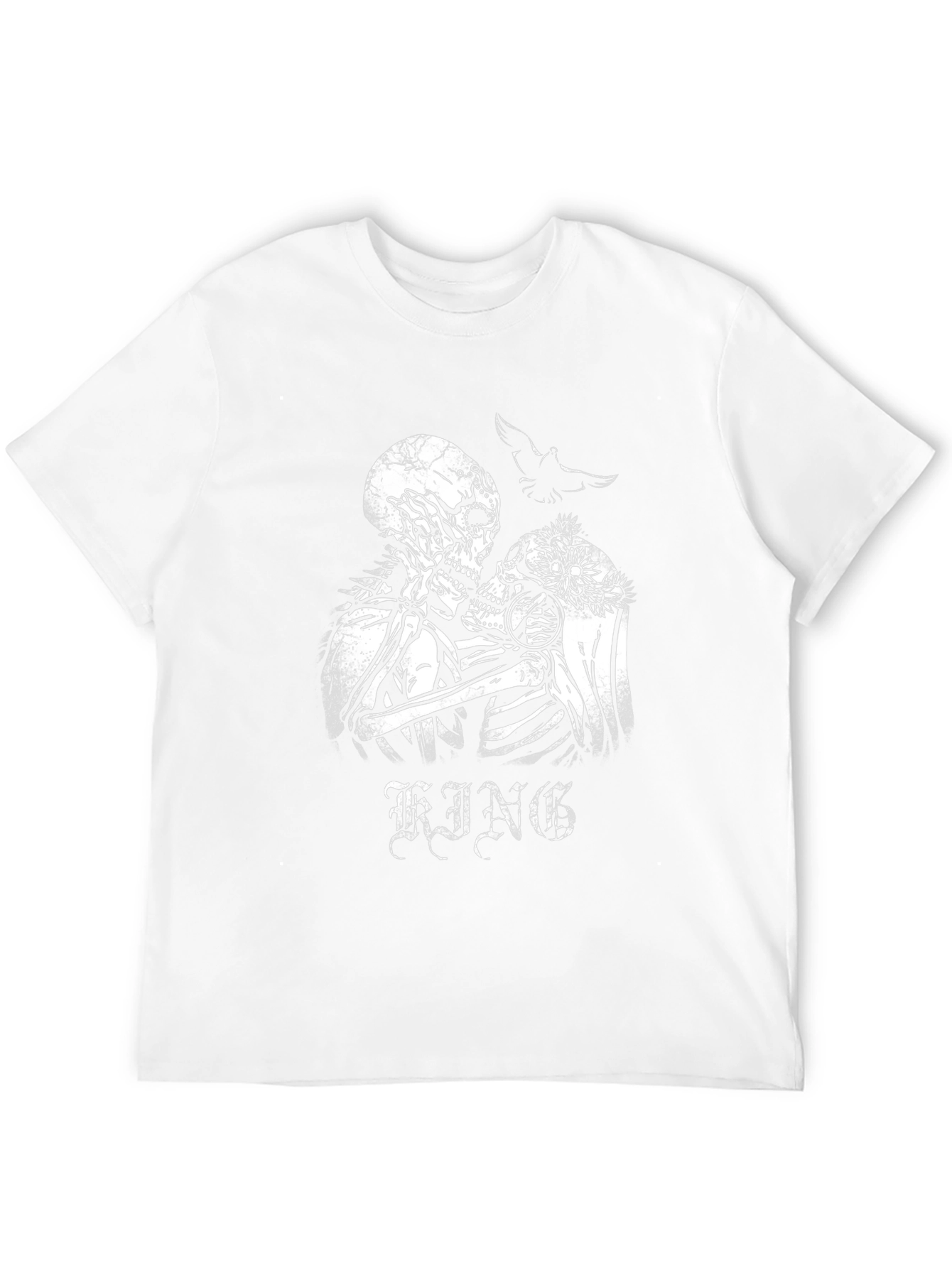Skeleton Couple Graphic Tee - King