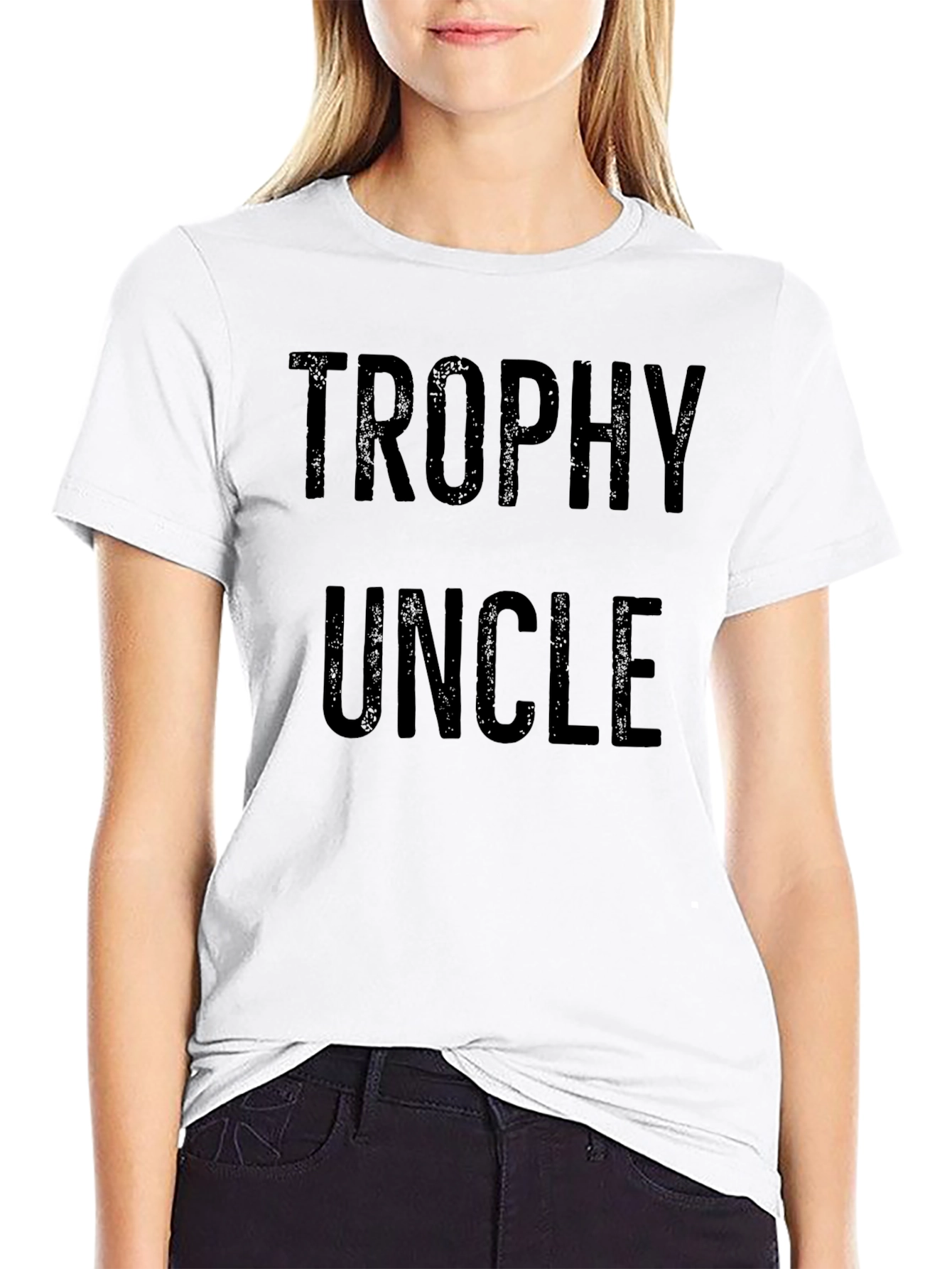 Trophy Uncle Graphic Tee - Black
