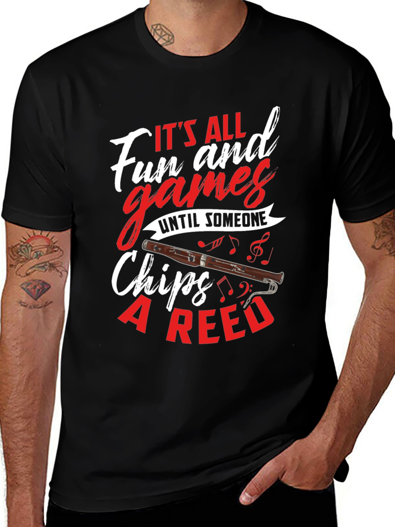 Bassoon Humor T-Shirt: Its All Fun and Games