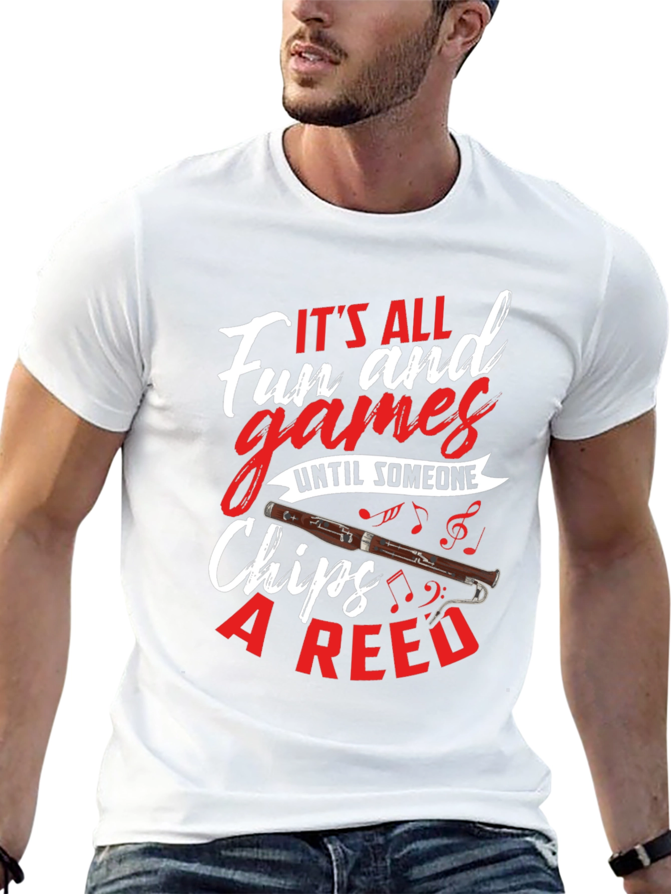 Bassoon Humor T-Shirt: Its All Fun and Games