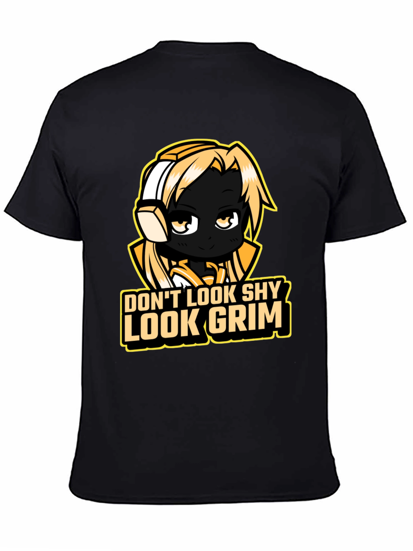 Dont Look Shy Look Grim Graphic Tee