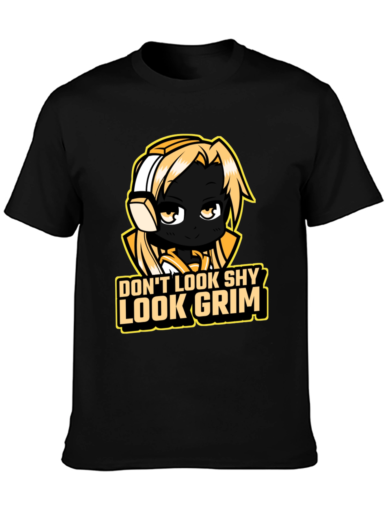 Dont Look Shy Look Grim Graphic Tee