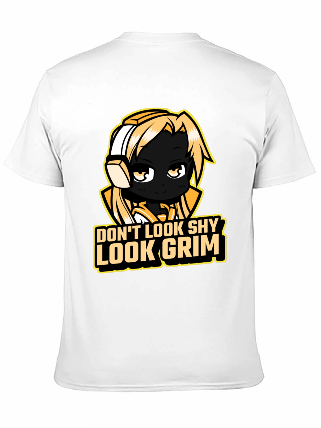 Dont Look Shy Look Grim Graphic Tee