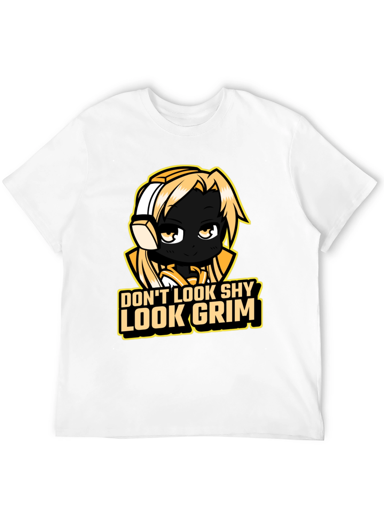 Dont Look Shy Look Grim Graphic Tee