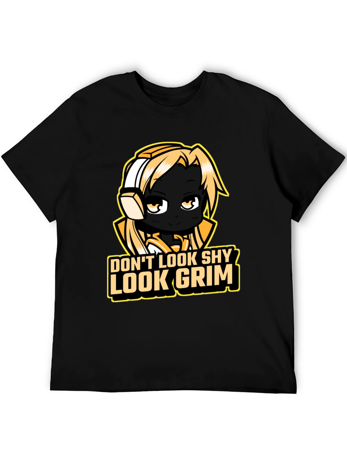 Dont Look Shy Look Grim Graphic Tee