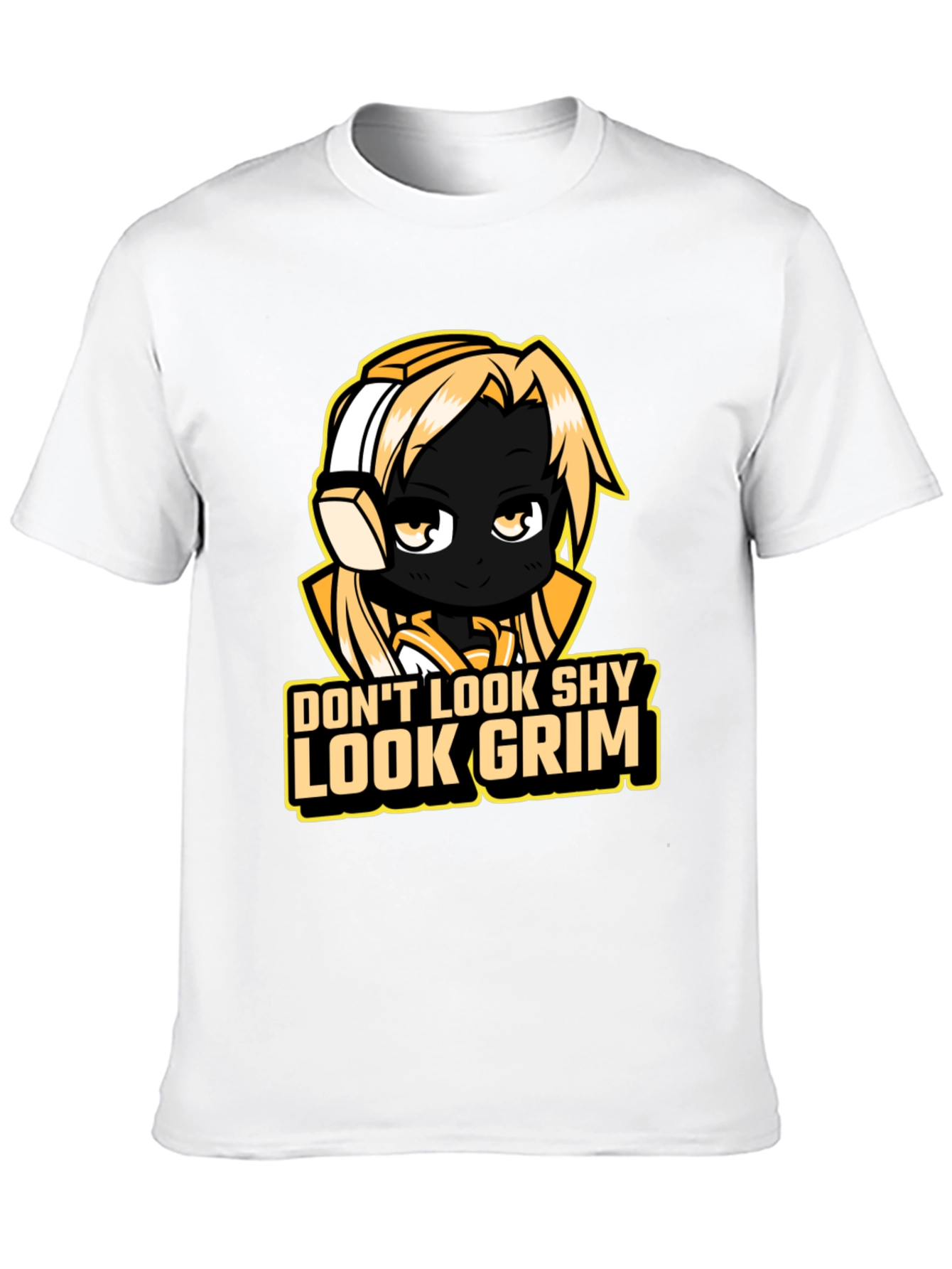 Dont Look Shy Look Grim Graphic Tee