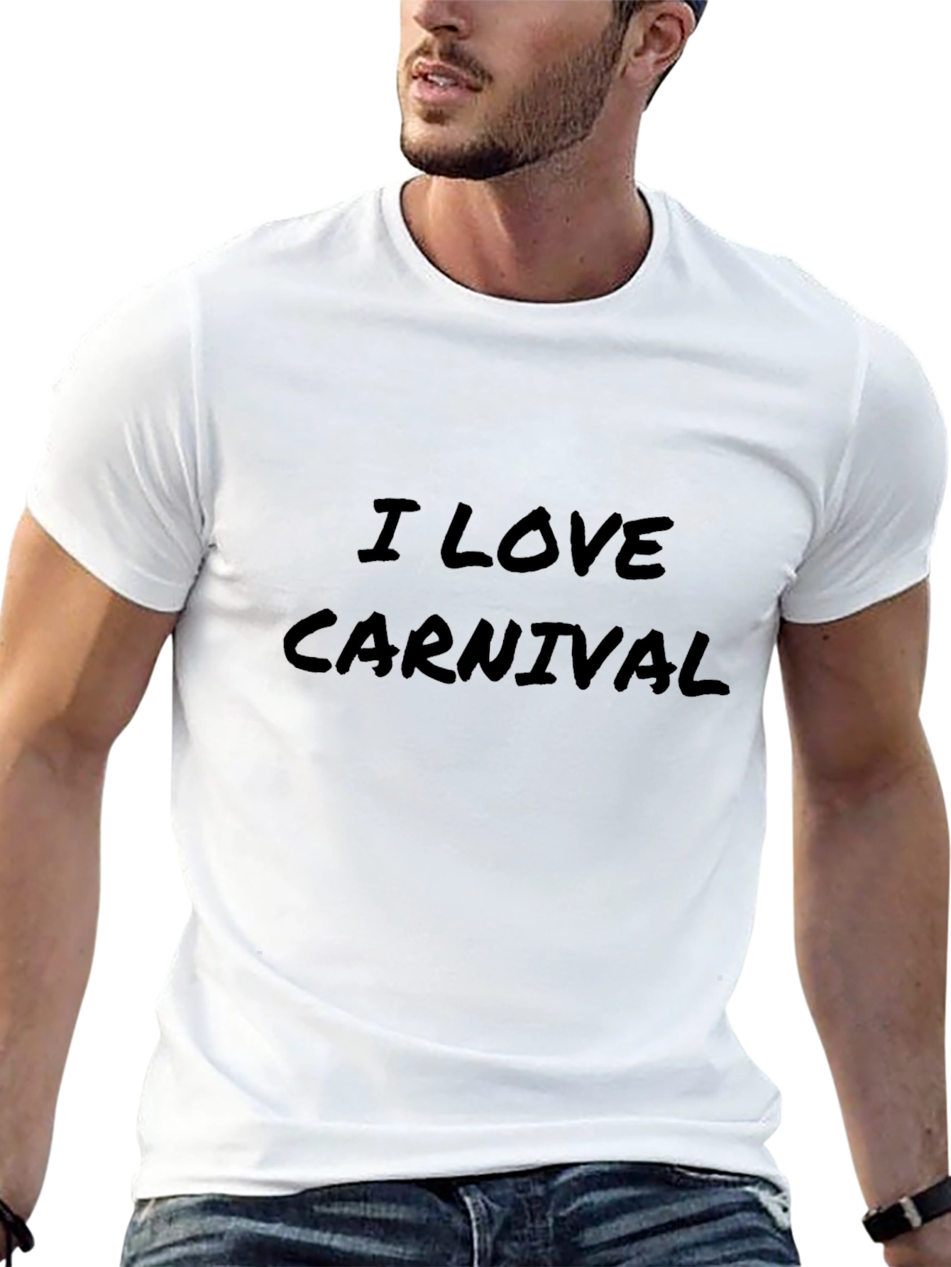 I Love Carnival Black T-Shirt