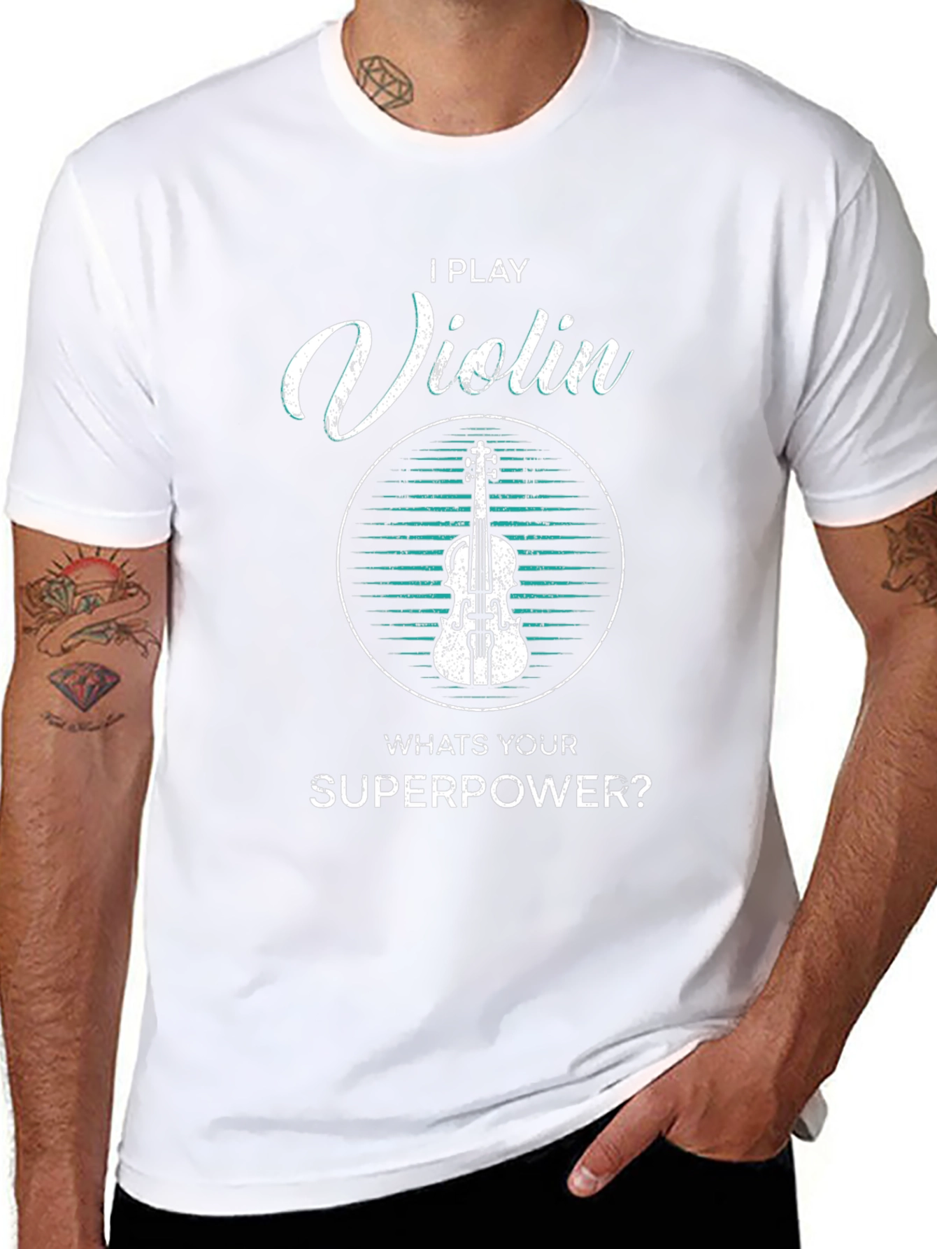 I Play Violin Whats Your Superpower T-Shirt