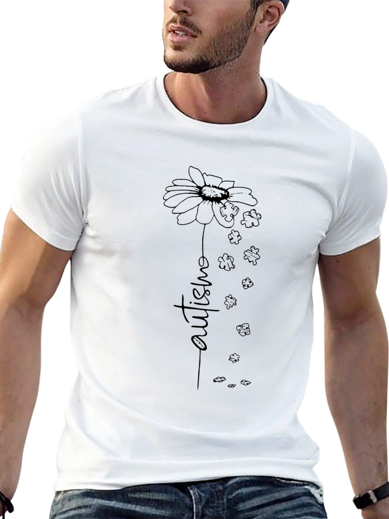 Autism Awareness Daisy T-Shirt