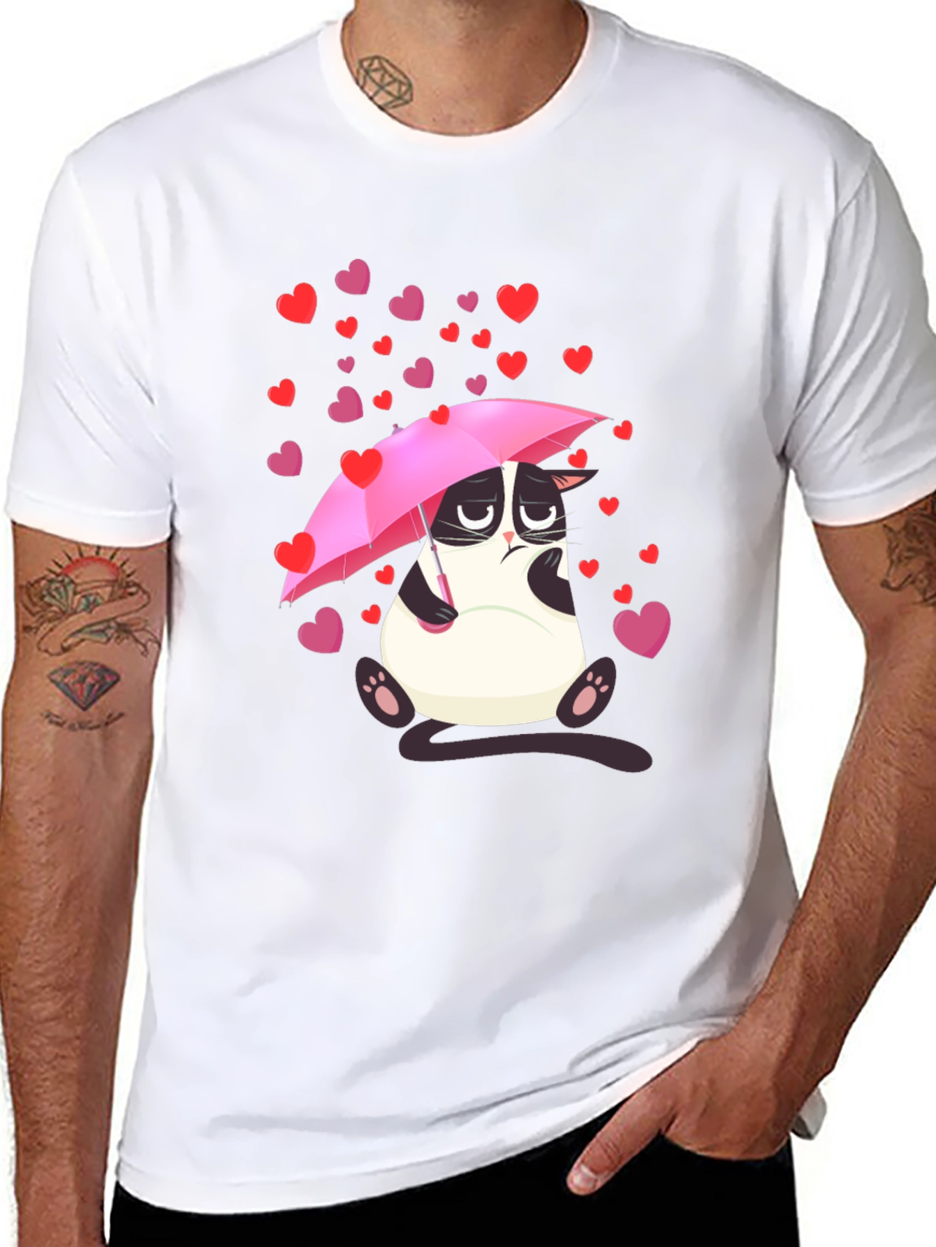 Grumpy Cat Valentines Day T-Shirt