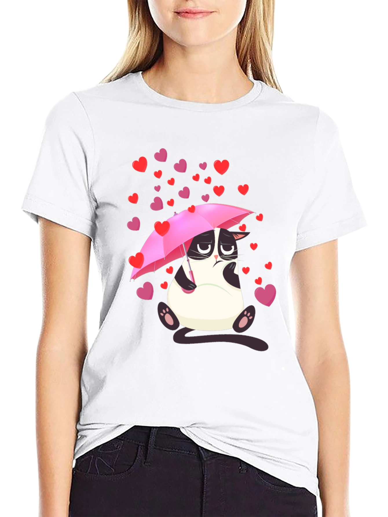 Grumpy Cat Valentines Day T-Shirt