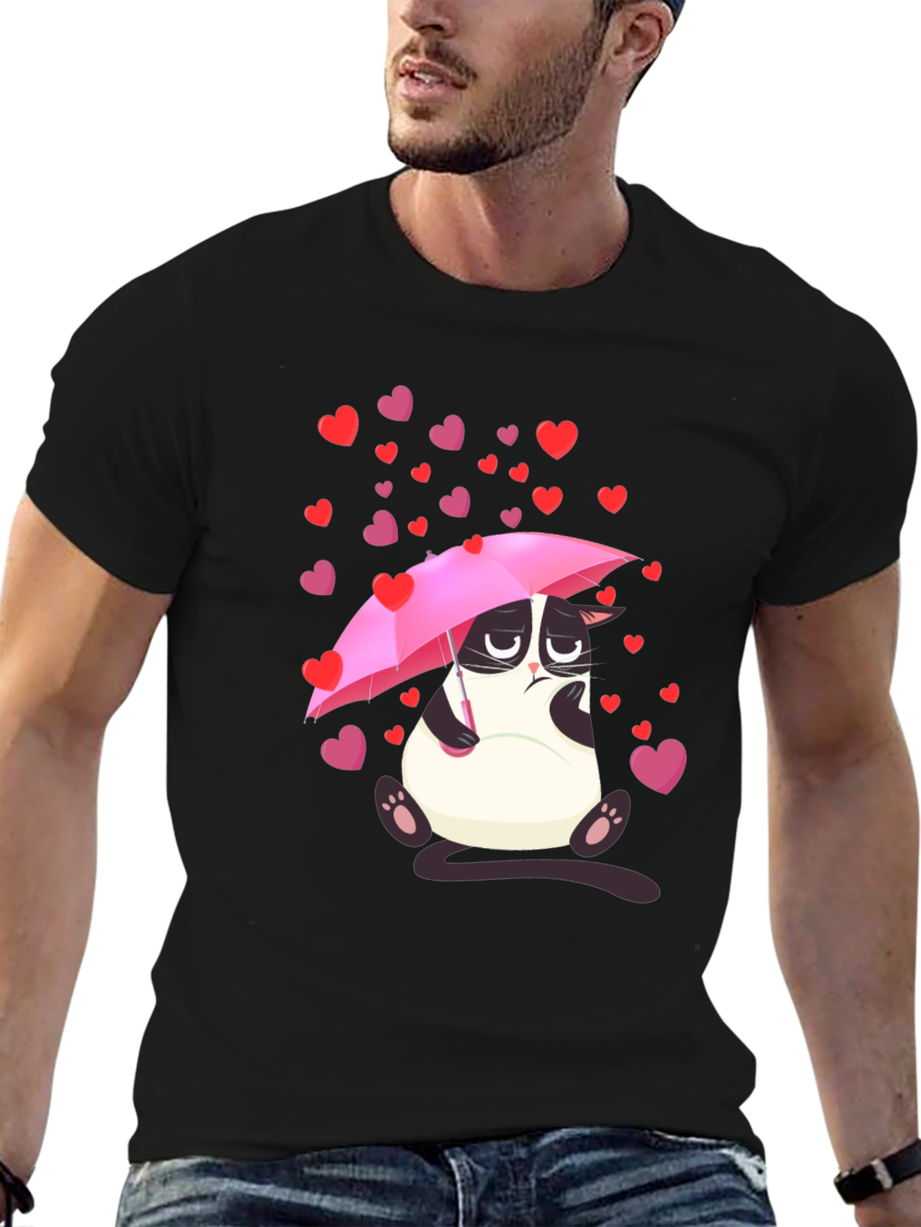 Grumpy Cat Valentines Day T-Shirt