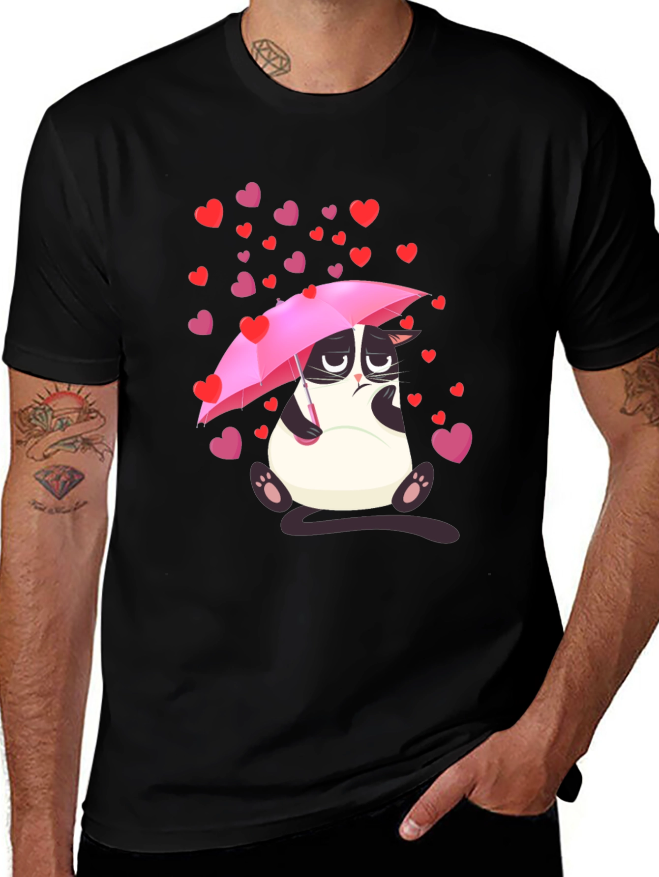 Grumpy Cat Valentines Day T-Shirt