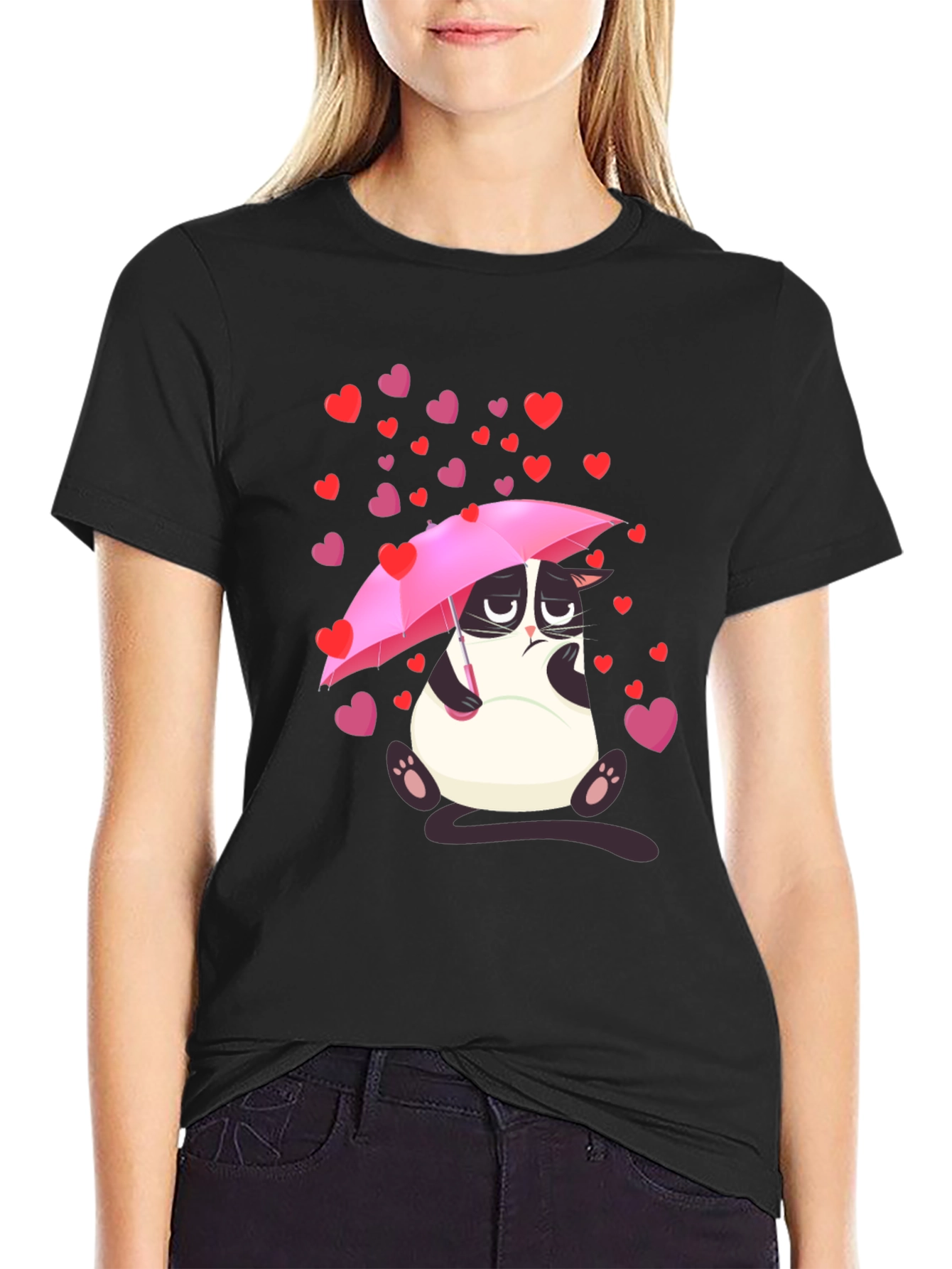 Grumpy Cat Valentines Day T-Shirt
