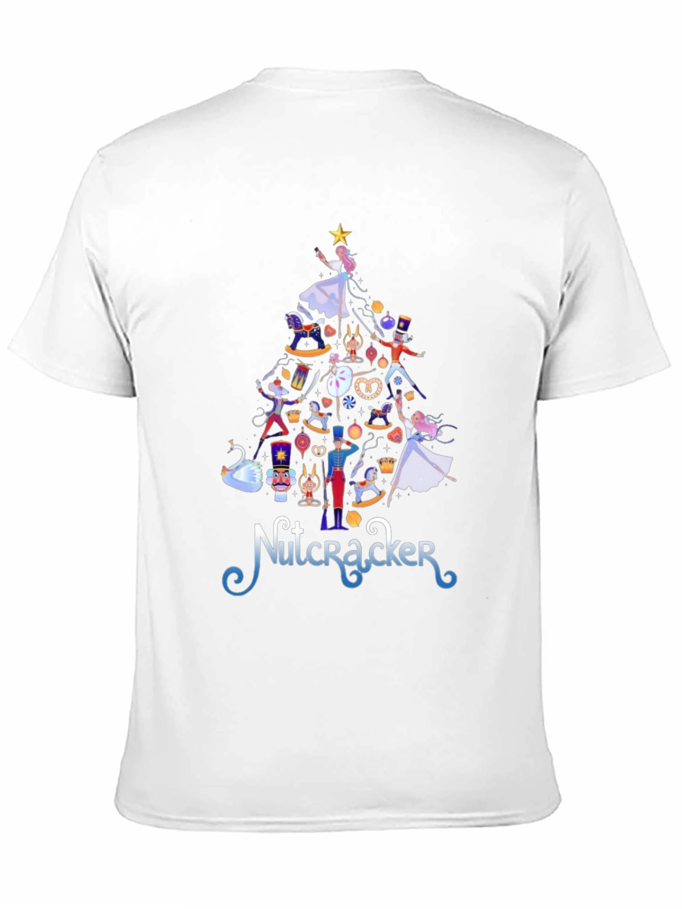 Nutcracker Christmas Tree Graphic Tee