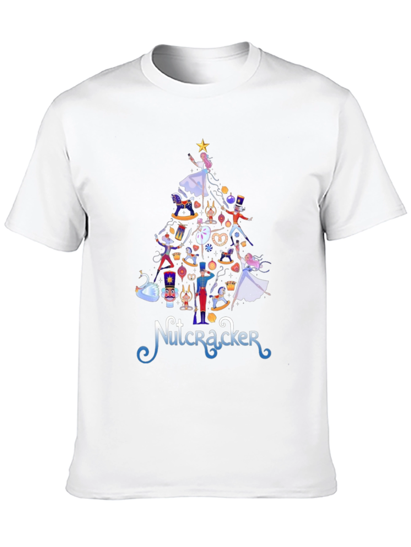 Nutcracker Christmas Tree Graphic Tee