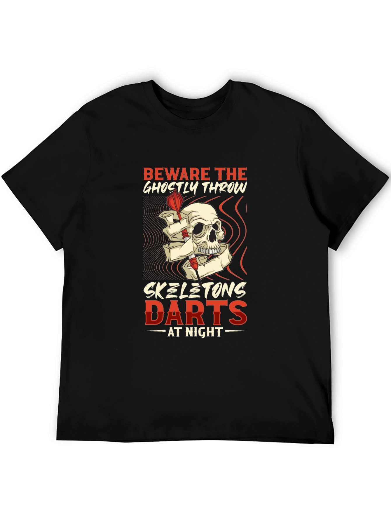 Ghostly Skeletons Darts T-Shirt