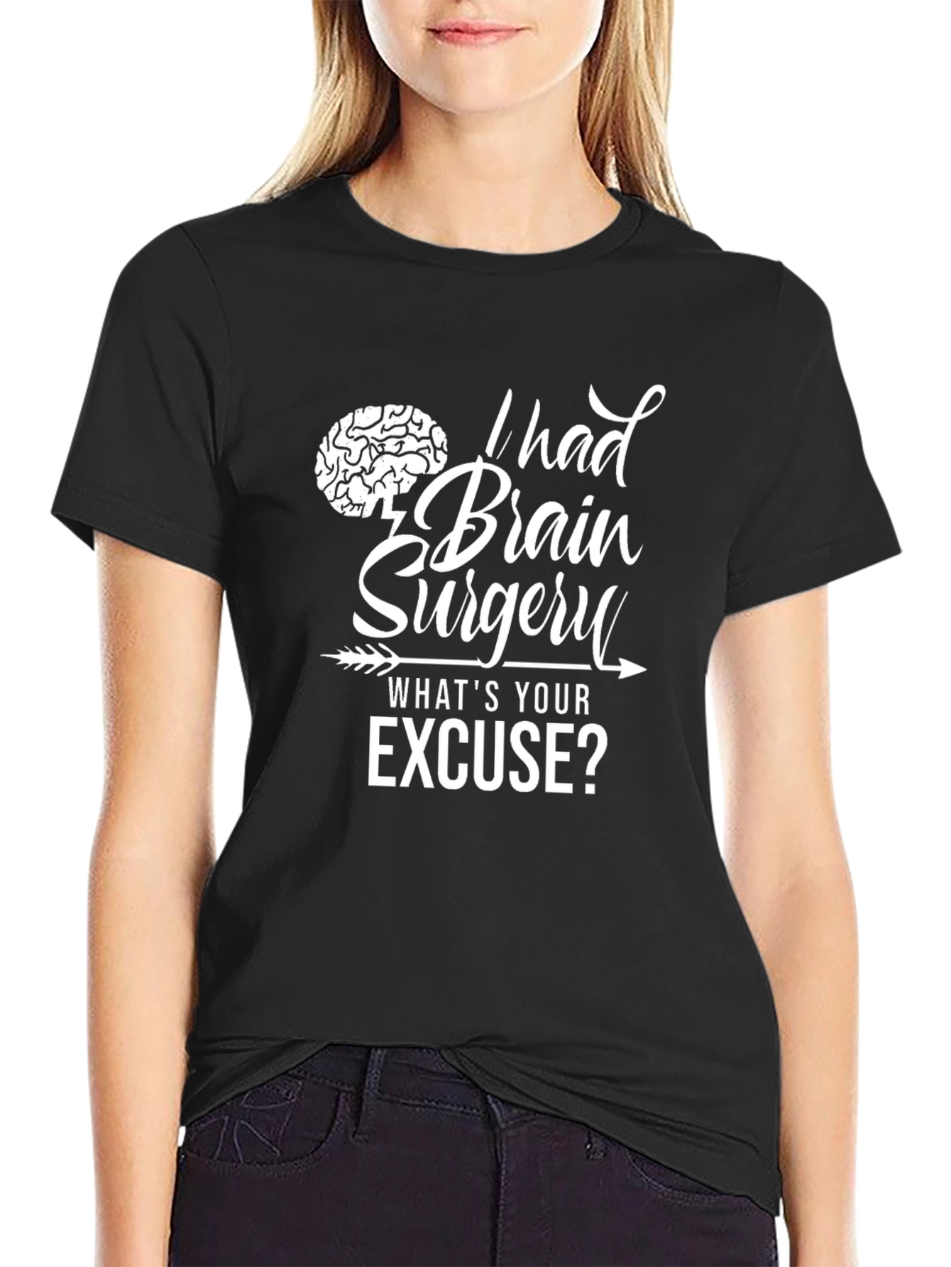 Brain Surgery Excuse T-Shirt: Funny Novelty Tee