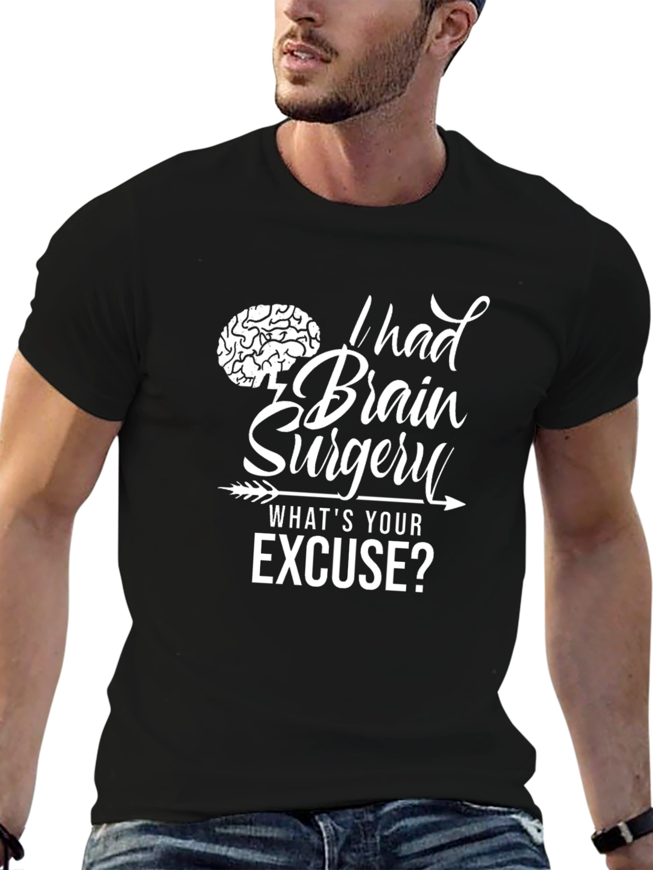 Brain Surgery Excuse T-Shirt: Funny Novelty Tee