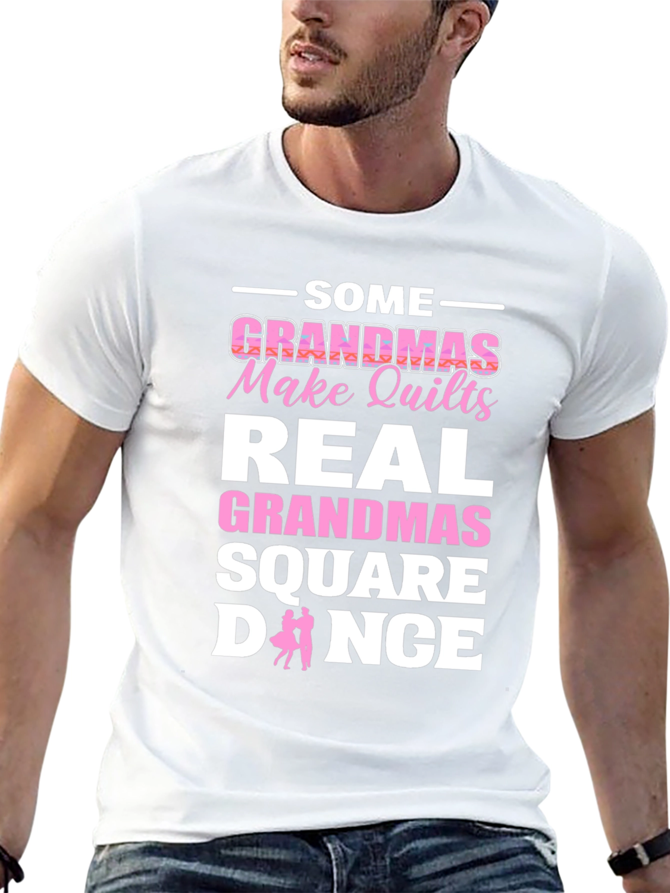 Square Dance Grandma Graphic T-Shirt