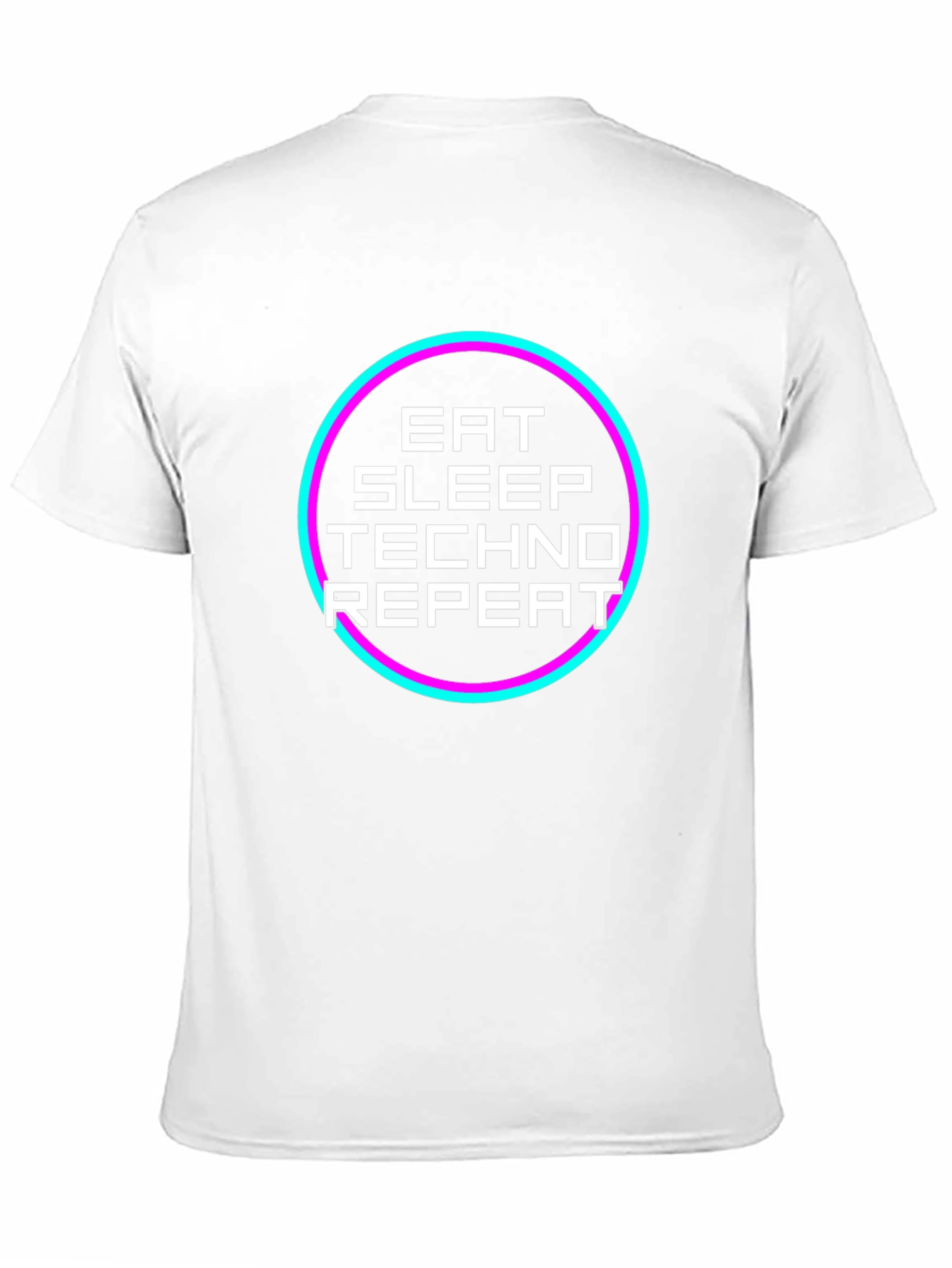 Eat Sleep Techno Repeat Graphic Tee