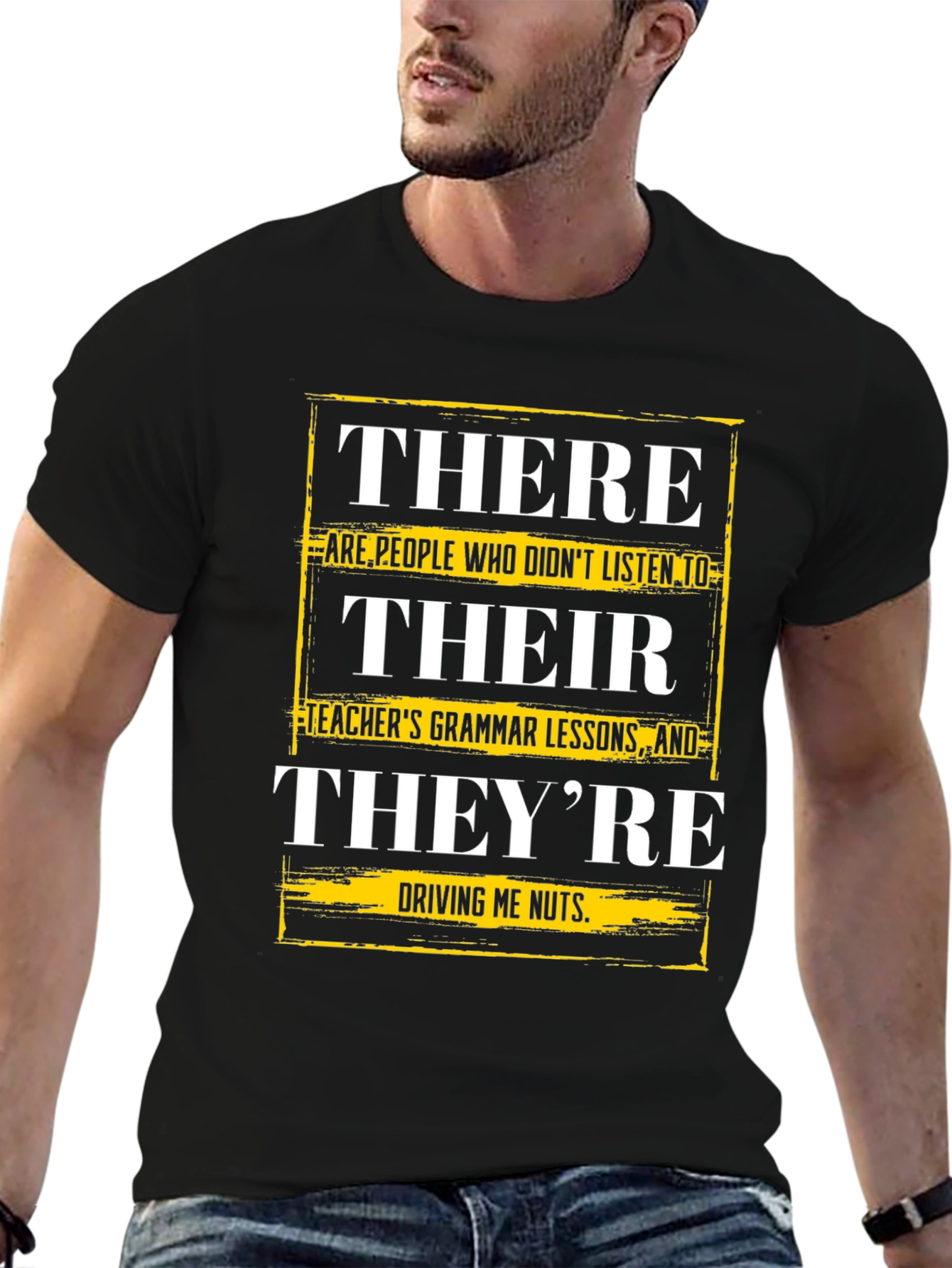 Humorous Grammar T-Shirt: Their There Theyre