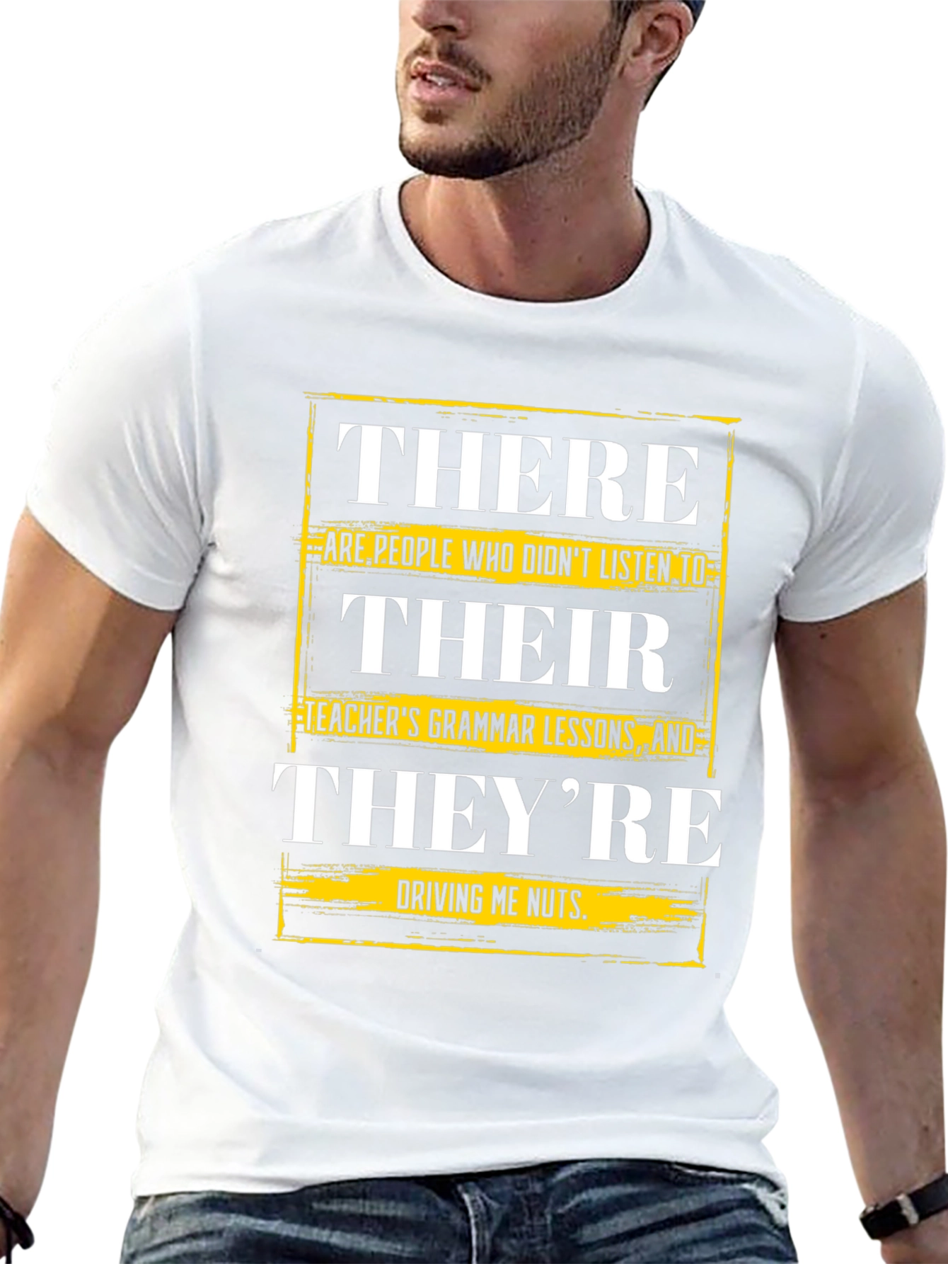 Humorous Grammar T-Shirt: Their There Theyre