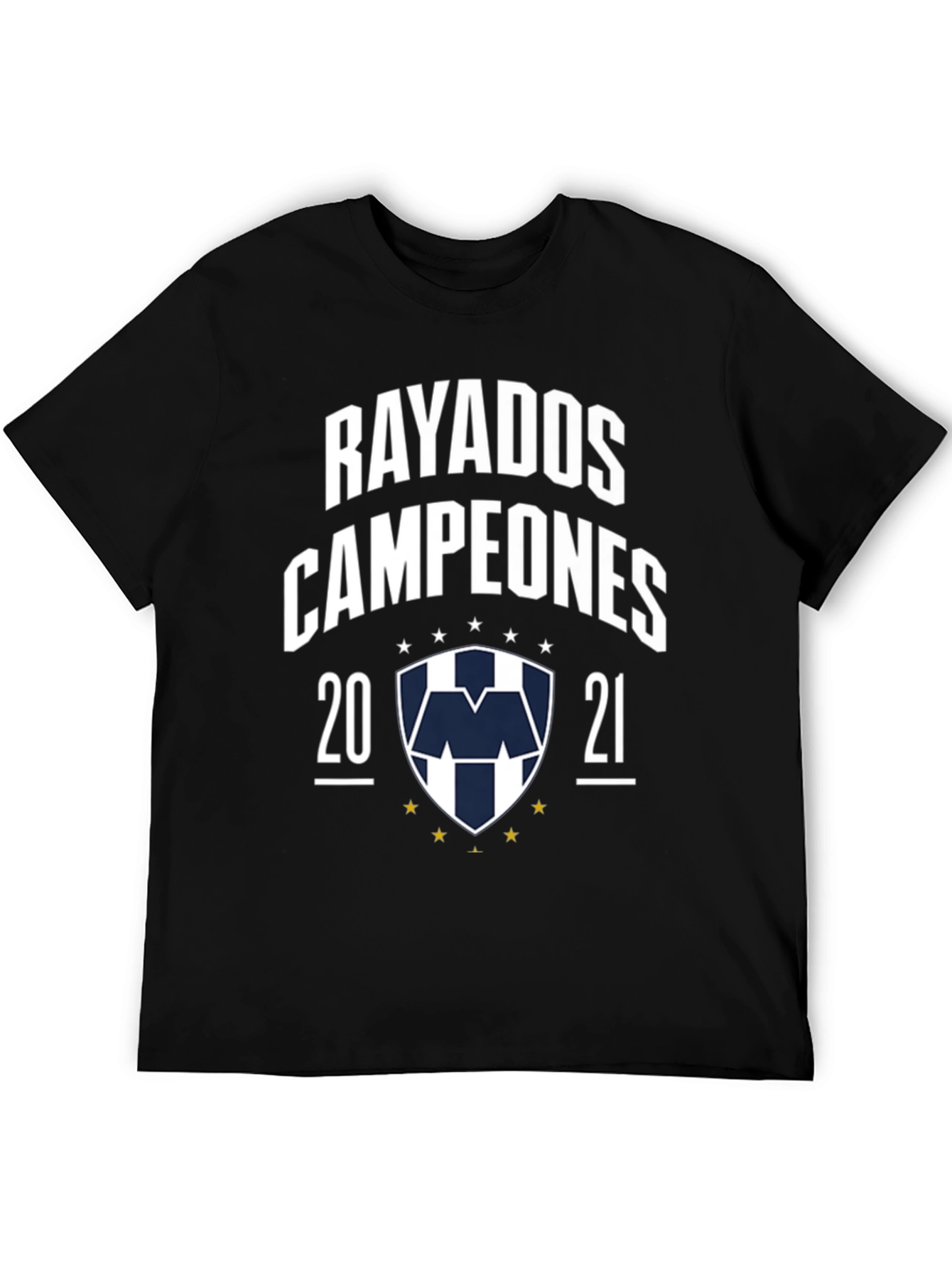 Rayados Campeones 2021 Black T-Shirt