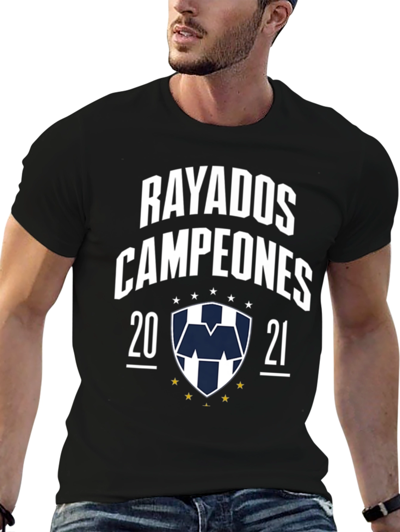 Rayados Campeones 2021 Black T-Shirt