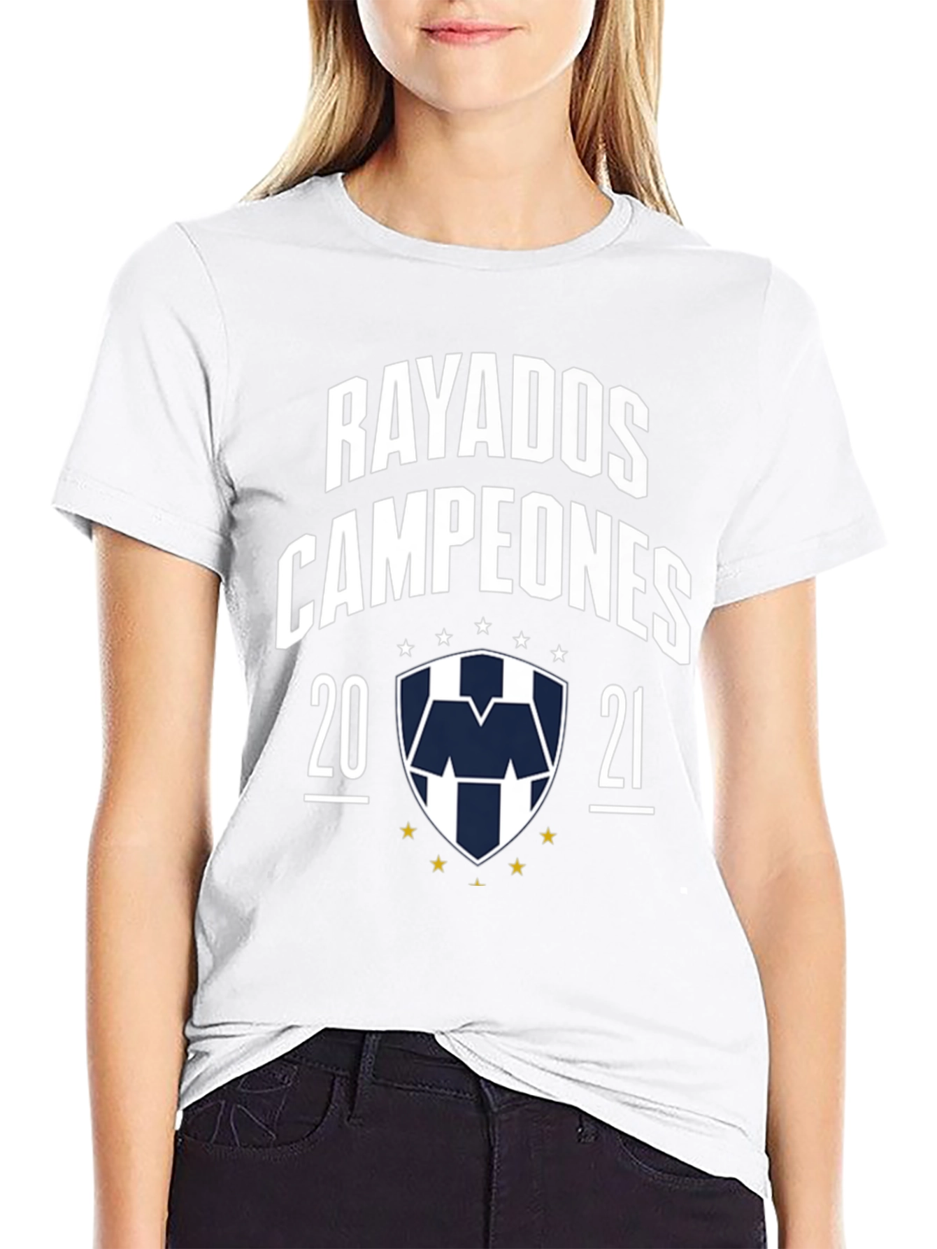 Rayados Campeones 2021 Black T-Shirt