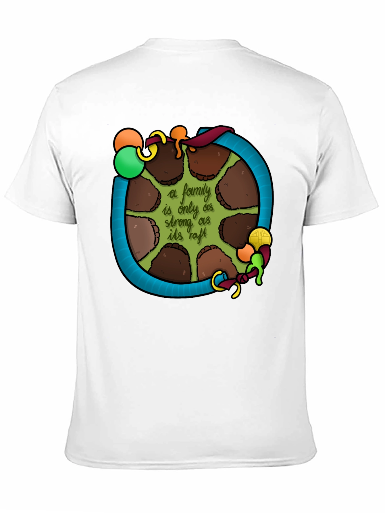 Family Raft T-Shirt: Strength in Unity