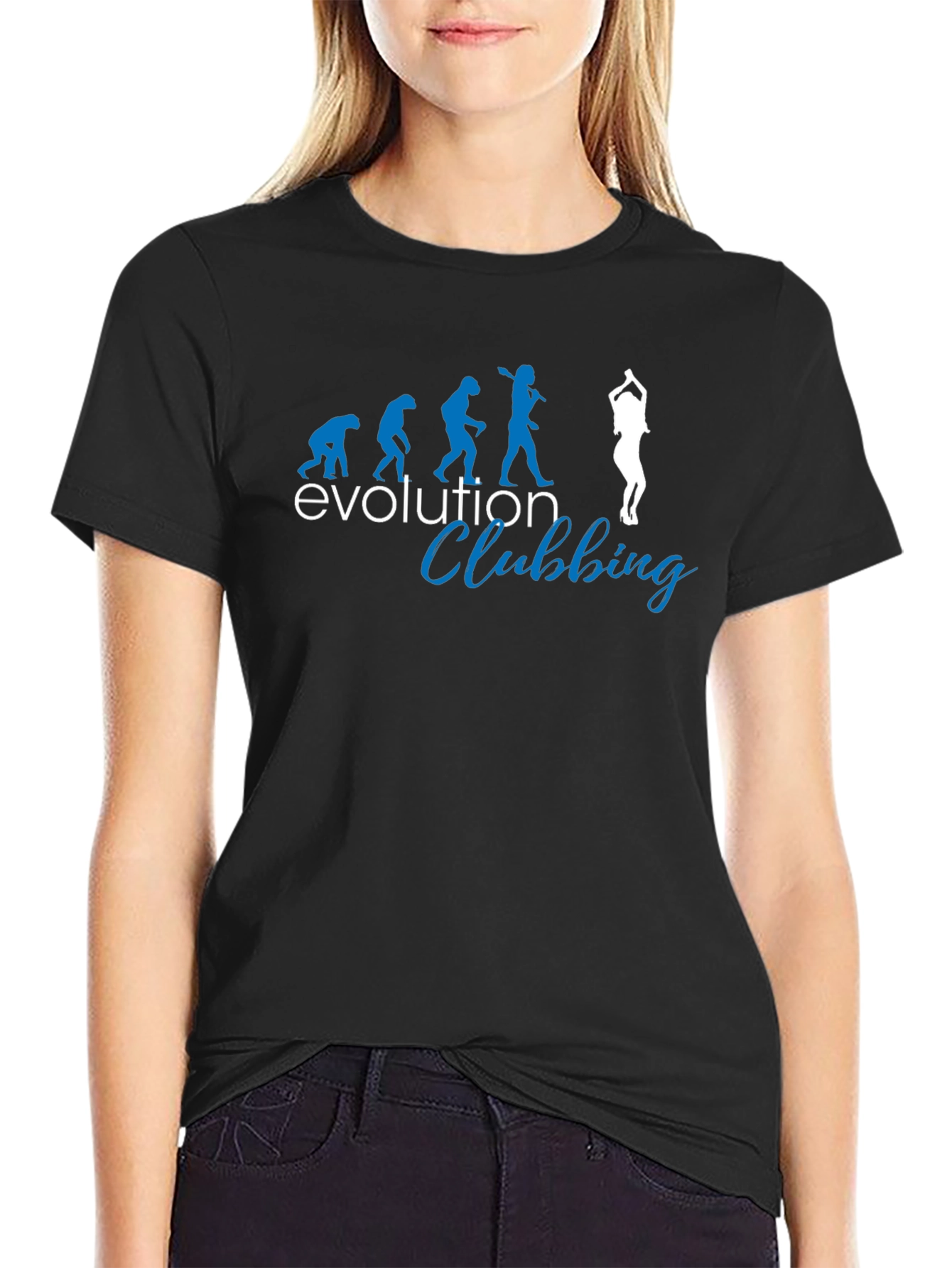 Evolution Clubbing Graphic Print T-Shirt