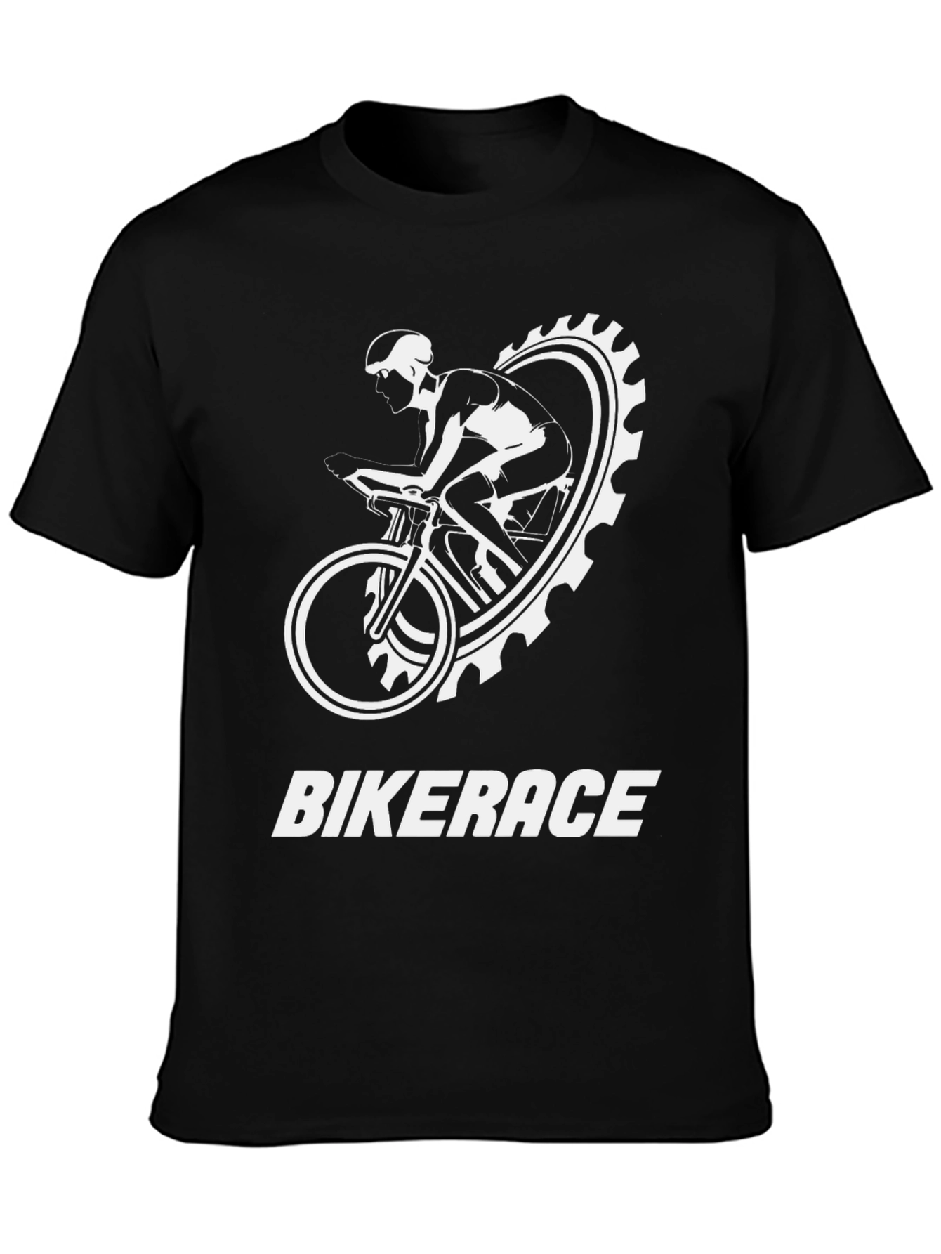Bikerace T-Shirt - Cycling Graphic Tee for Men