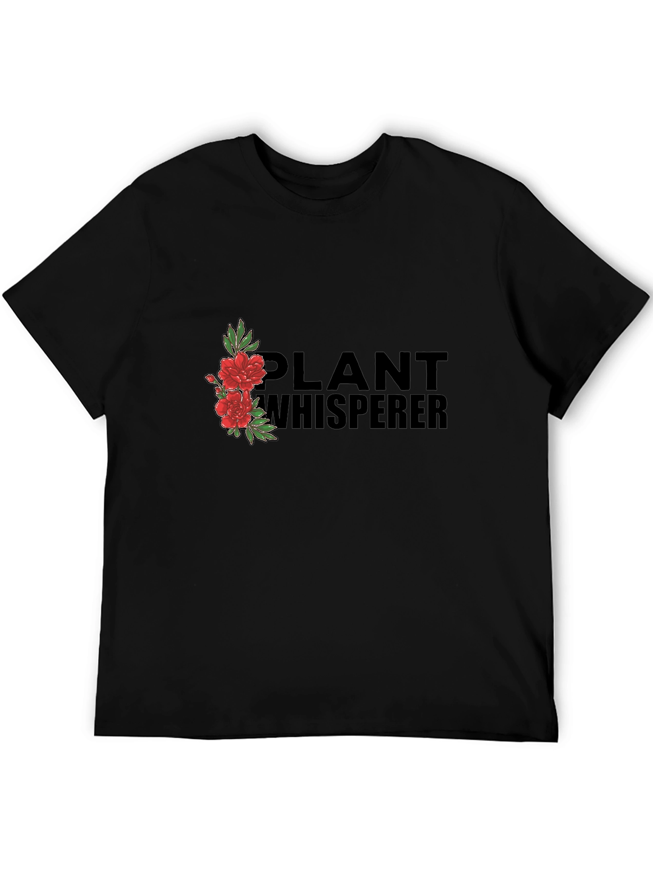 Plant Whisperer Graphic Tee - Black