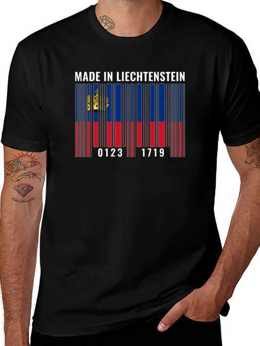 Liechtenstein Barcode T-Shirt