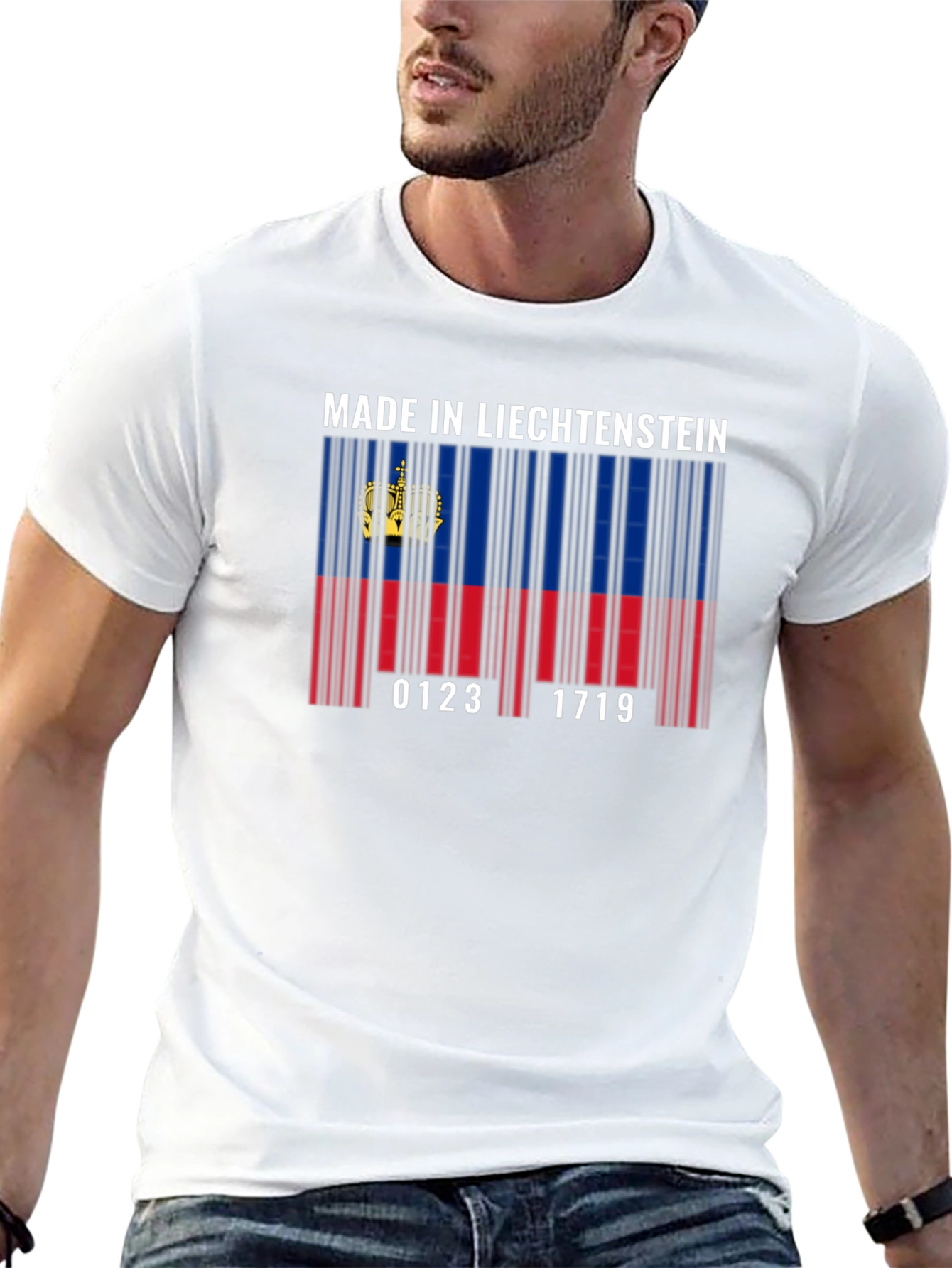 Liechtenstein Barcode T-Shirt