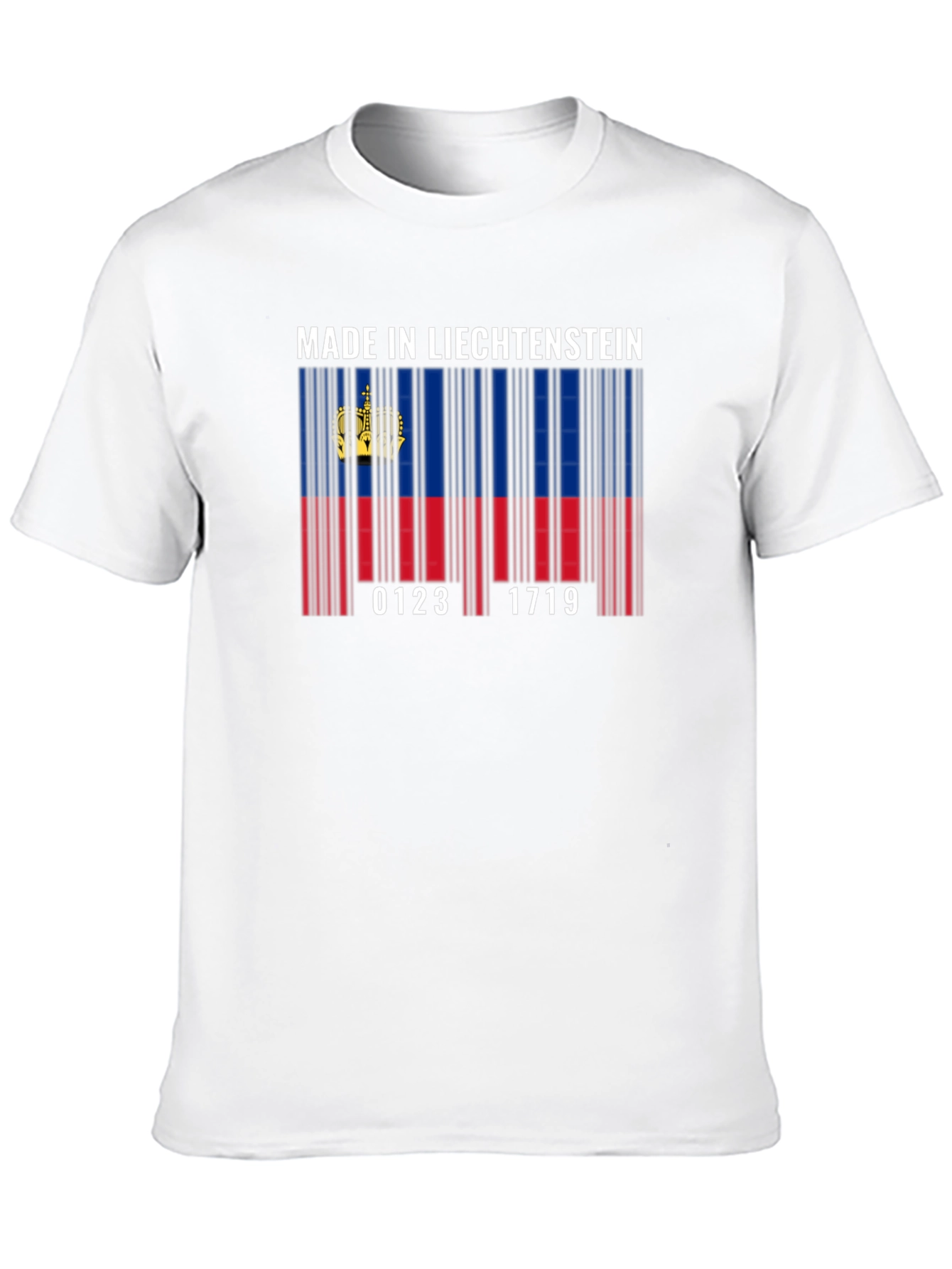 Liechtenstein Barcode T-Shirt